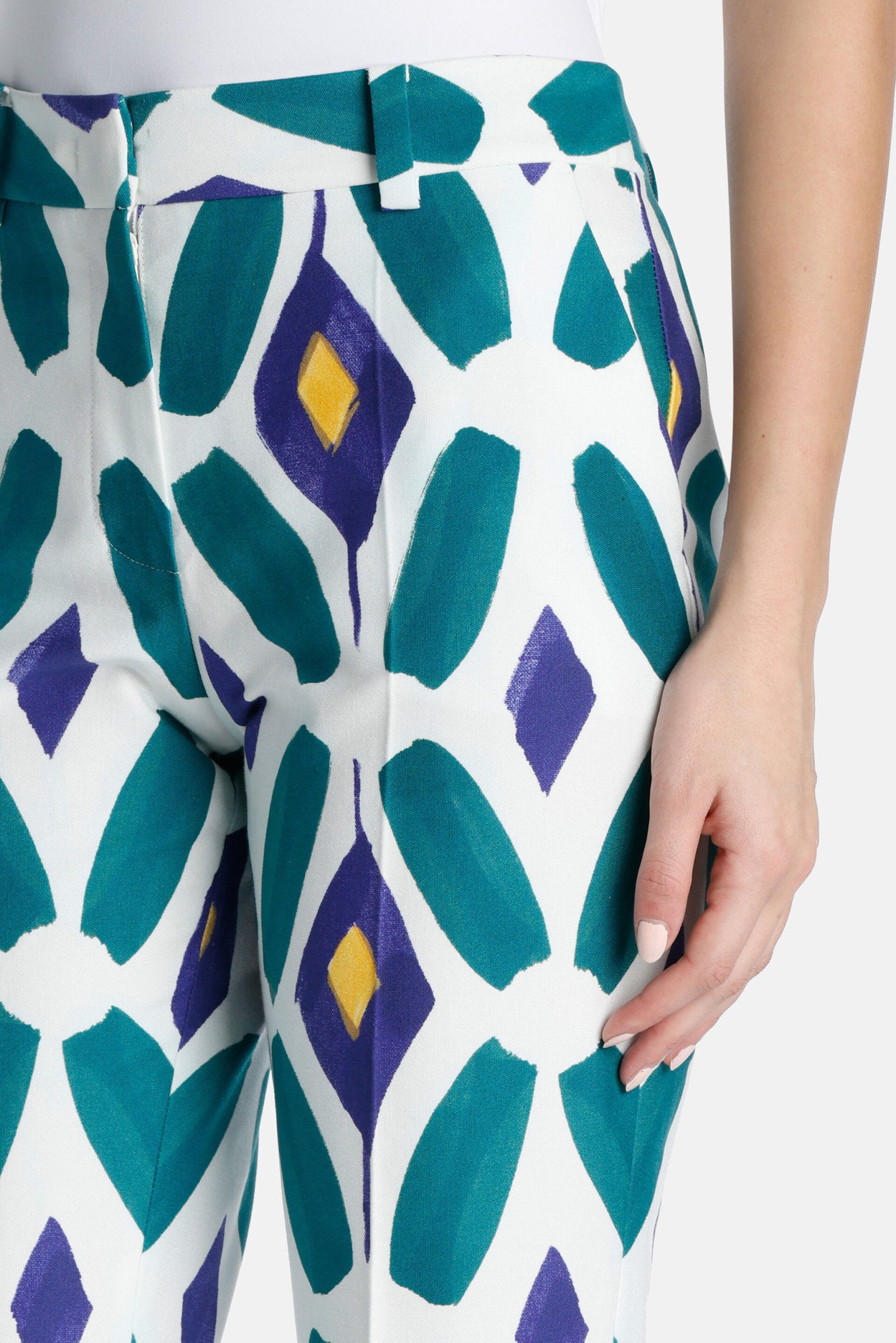 Luisa Spagnoli_Asterisco Watercolour Print Pants_ASTERISCO_3896_03