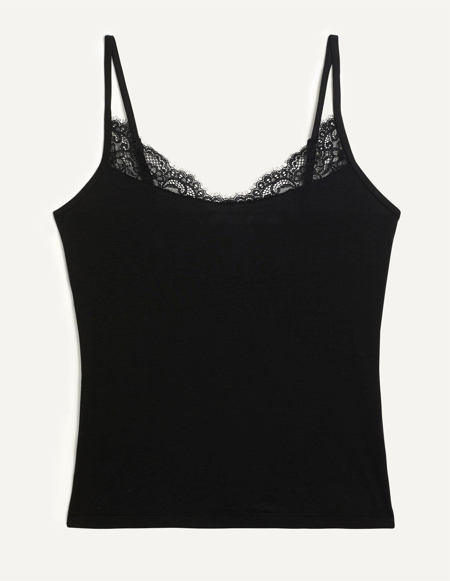 Thin Straps Tank Top - Basic with Modal & Wool_ATOD173003_072_05