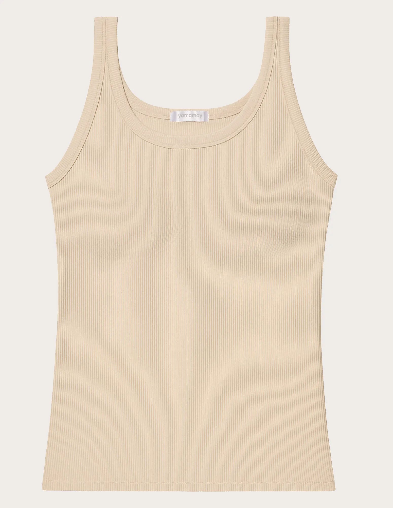 Yamamay_Ivory_Ribbed Camisole with Internal Padding Ð Easy Living_ATOD183008_717_05