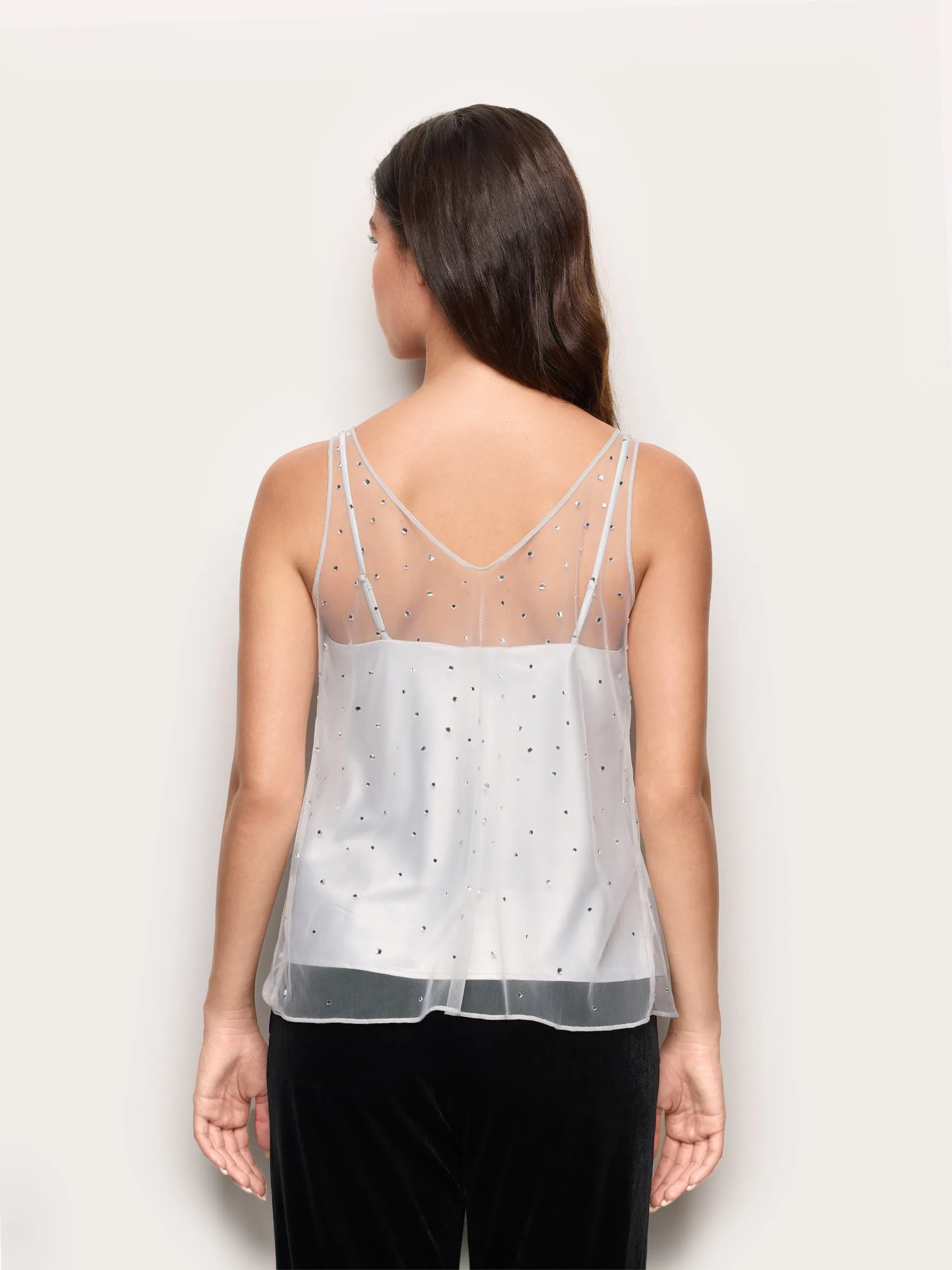 Yamamay_Light Grey_Party Tulle and Satin Overlapping Top with Rhinestones_ATOD184001_052_04