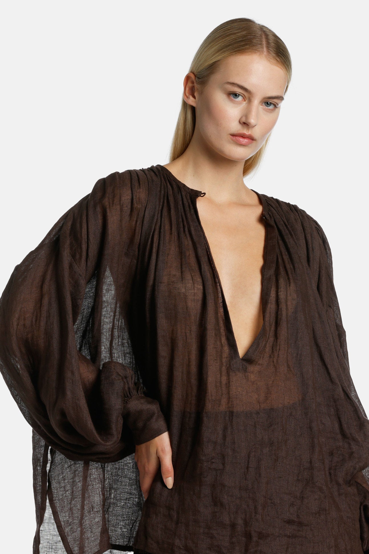 Luisa Spagnoli_Balconcino - Linen Blouse - Fashion Show_BALCONCINO_0914_04