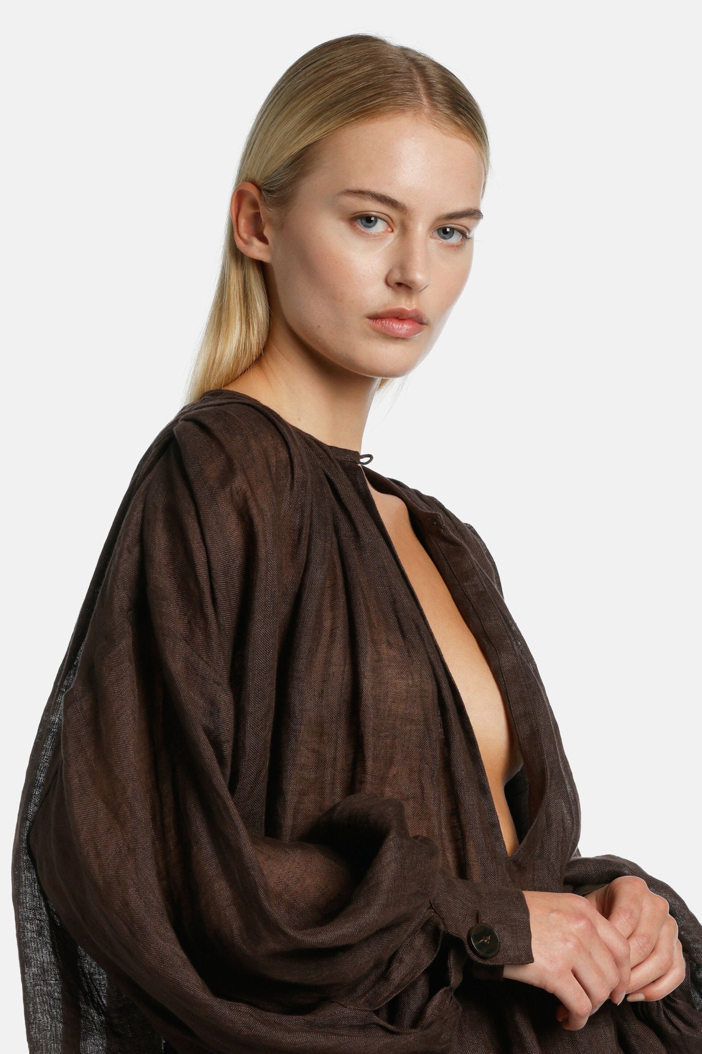 Luisa Spagnoli_Balconcino - Linen Blouse - Fashion Show_BALCONCINO_0914_05