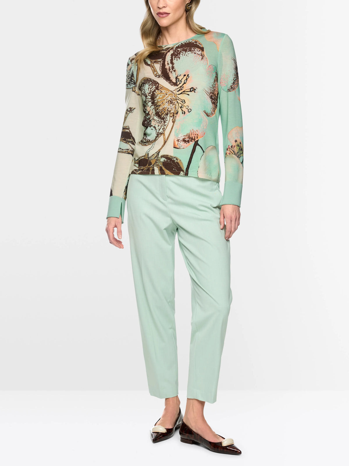 Marc Cain Lamb`S Wool Women ÒKnitted in GermanyÓ Printed Jumper SKU: BC 41.08 M25_126 Image 01