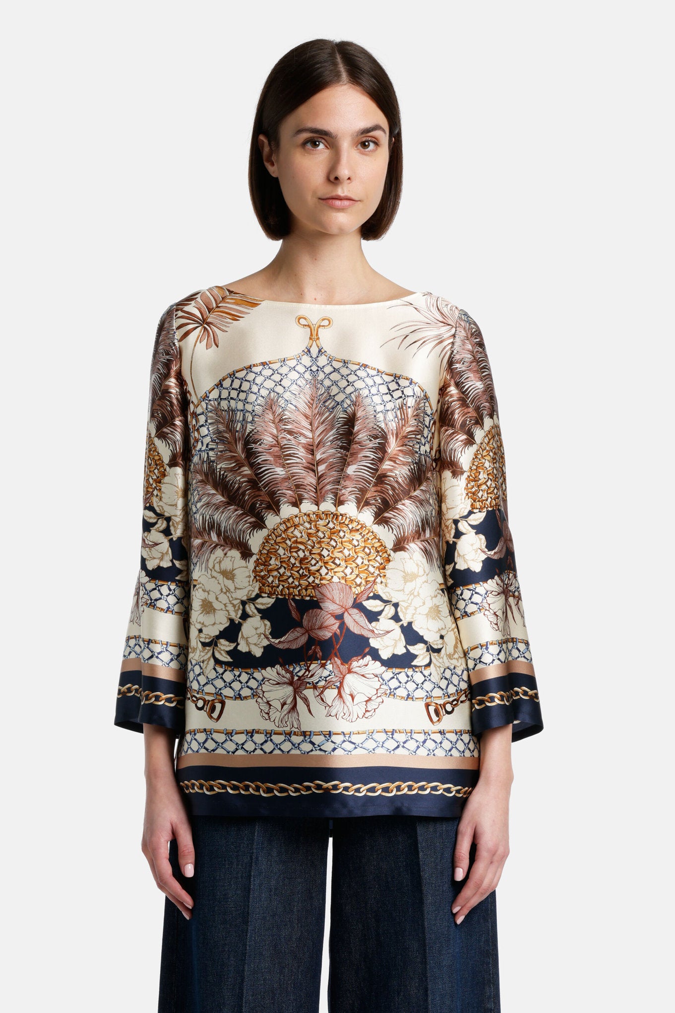 Luisa Spagnoli_Beatriz Silk Blouse_BEATRIZ_4410_01