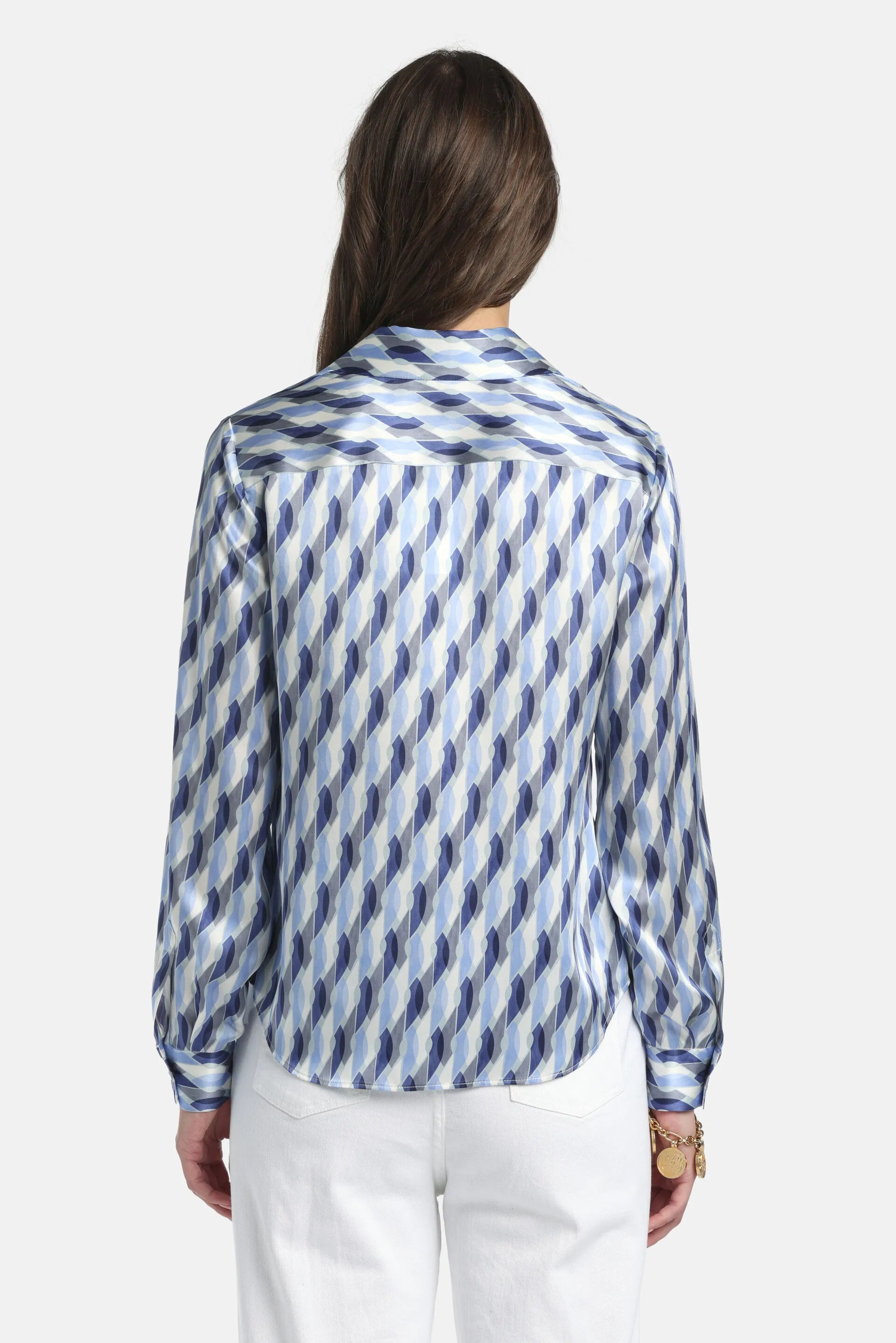Luisa Spagnoli_Light Blue_Belpasso - Pure Silk Shirt_BELPASSO_3119_02