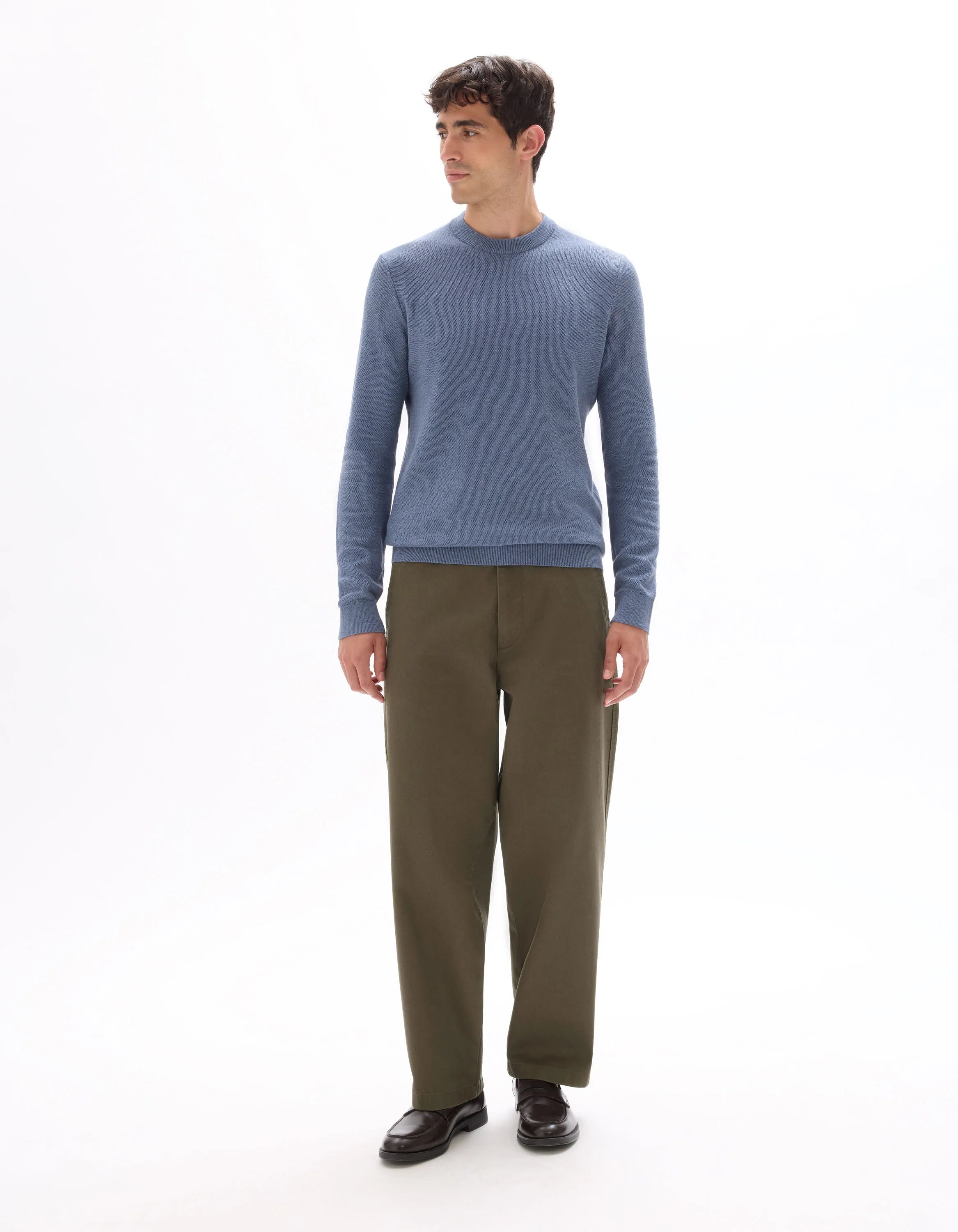 Celio_Blue Storm_100% Organic Cotton Crew Neck Sweater_BEPIC_BLUE STORM_02