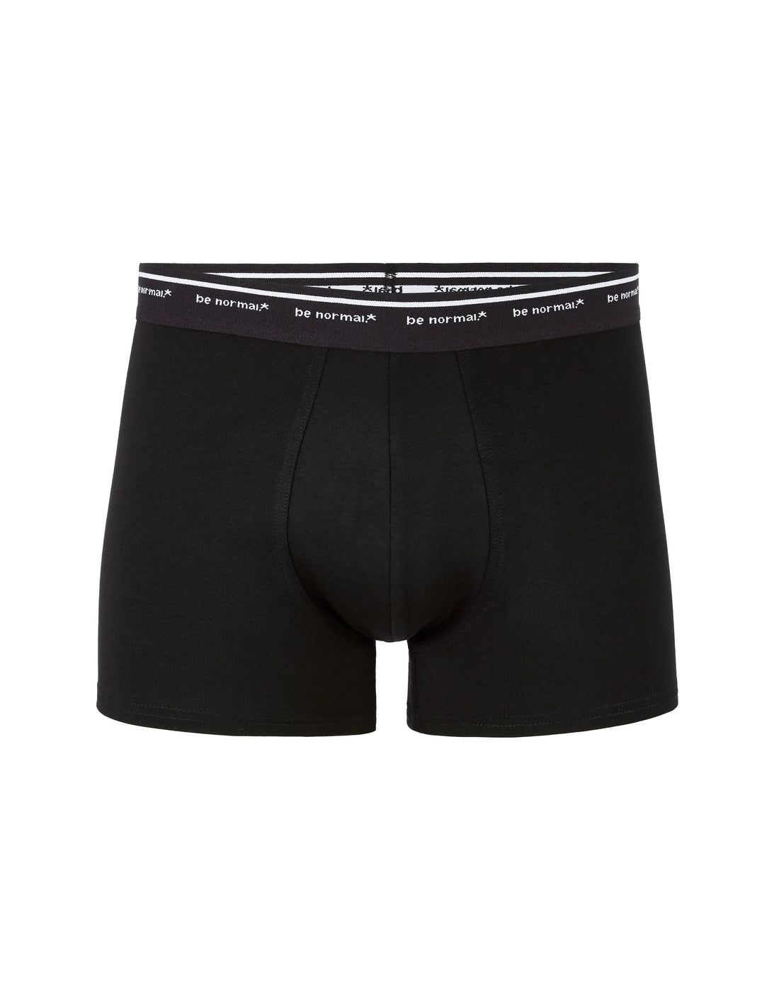 Celio_Black_Stretch Cotton Boxer Shorts with Contrasting Waistband_BINORMAL1_BLACK_01