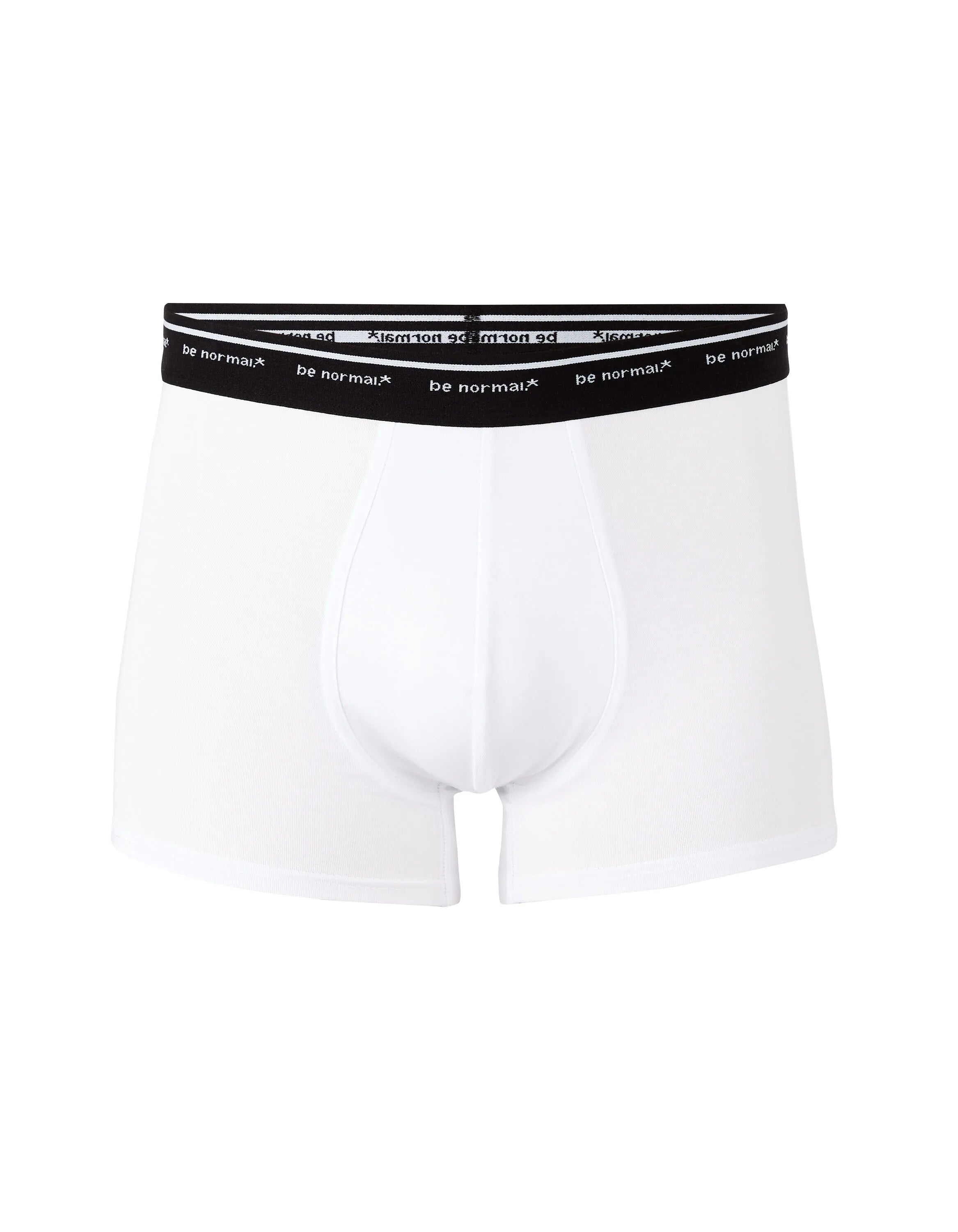 Celio_White_Stretch Cotton Boxer Shorts with Contrasting Waistband_BINORMAL1_WHITE_01