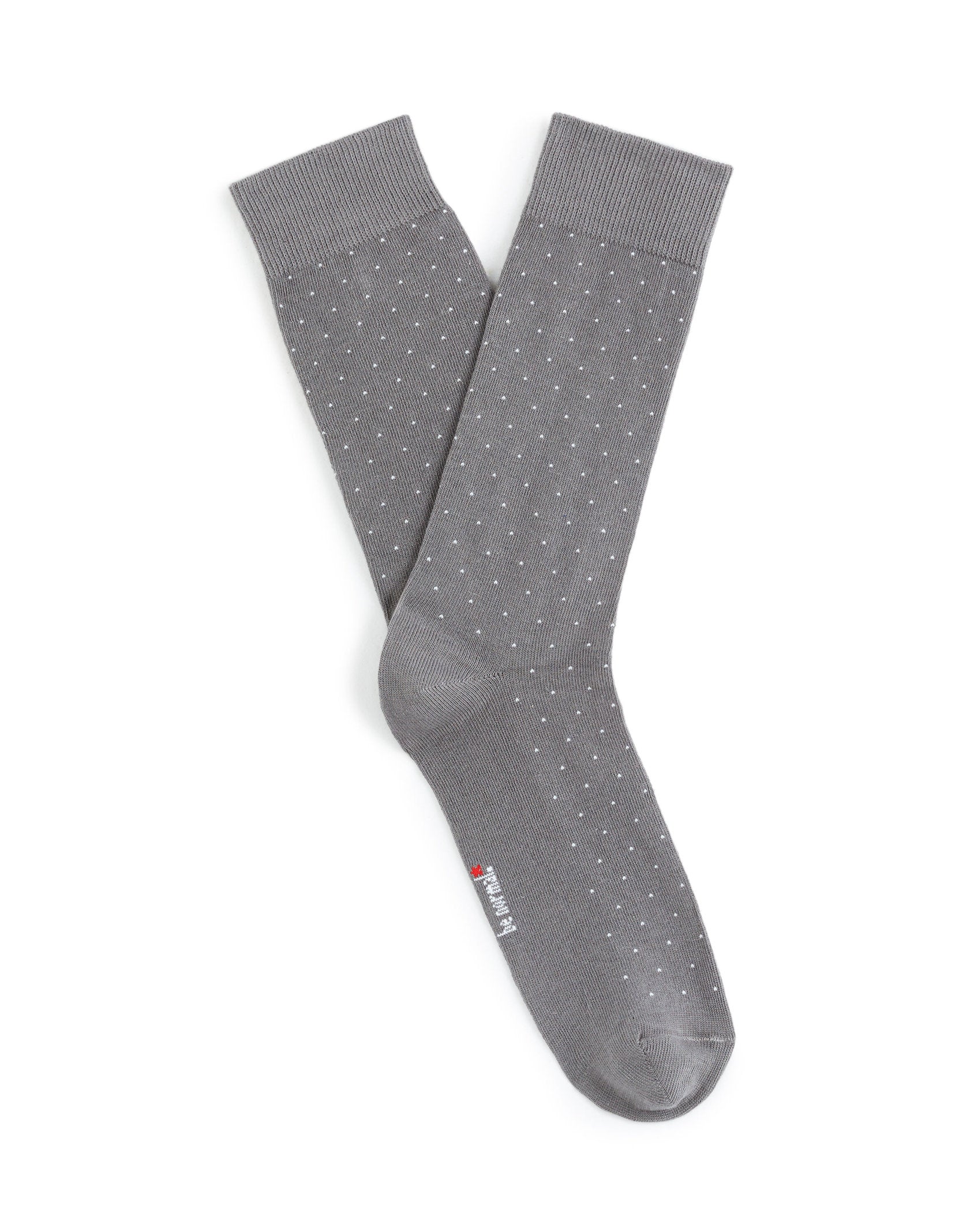 Celio_Anthracite Polka Dot High Socks_BIP_ANTHRACITE_01