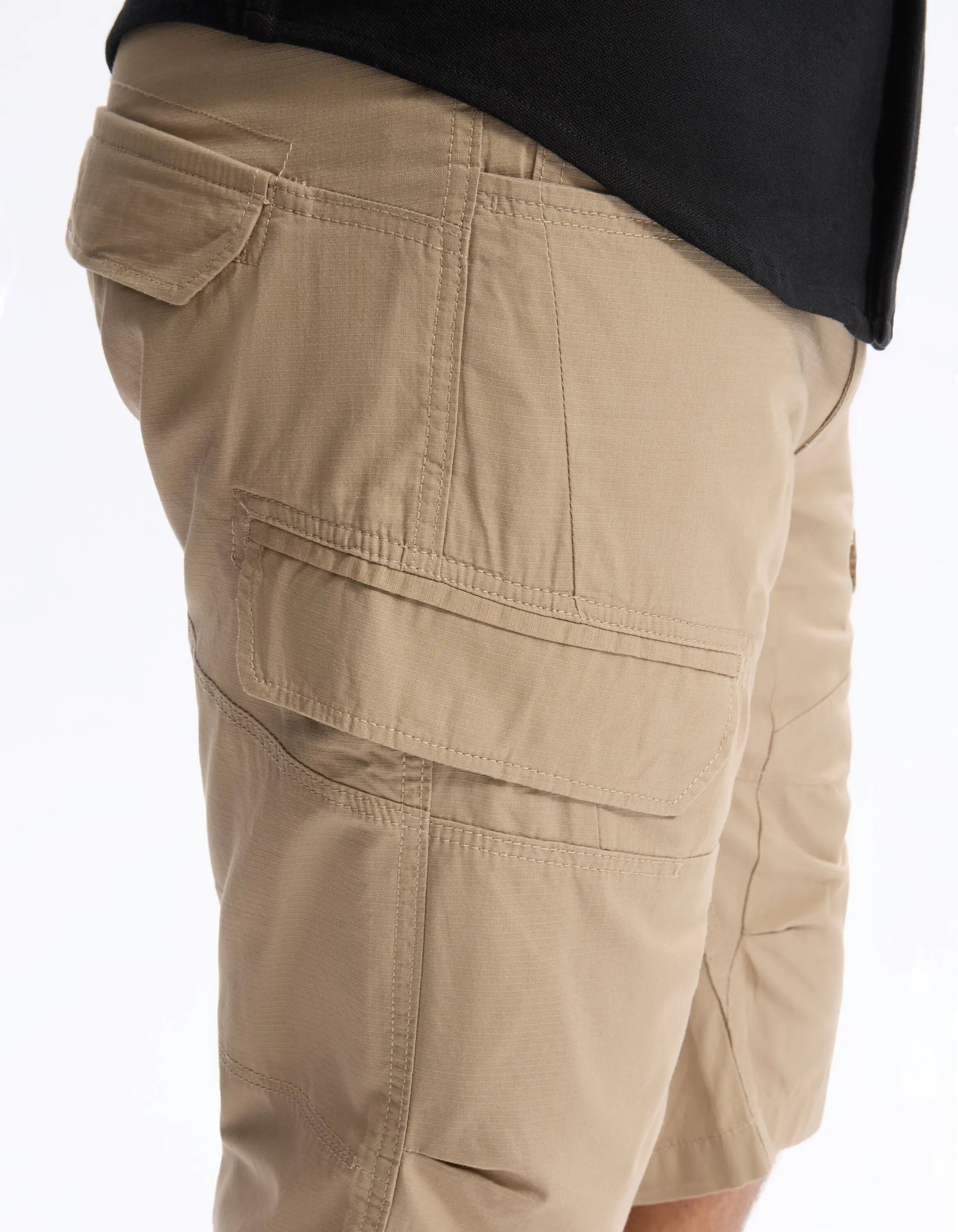 Celio_Bermuda Shorts 100% Cotton - Beige_BOCOURTBM1_BEIGE_05