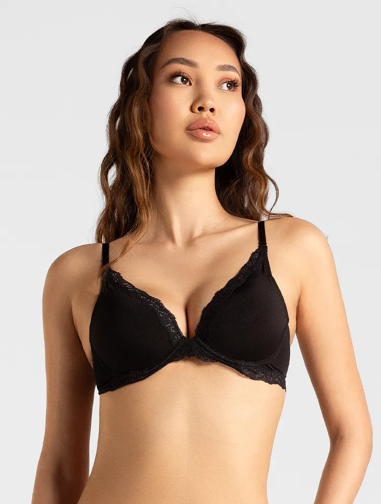 Marie France_Black_Bra Metti Half Cup in Different Cup Sizes_BRMETTI_Black_01