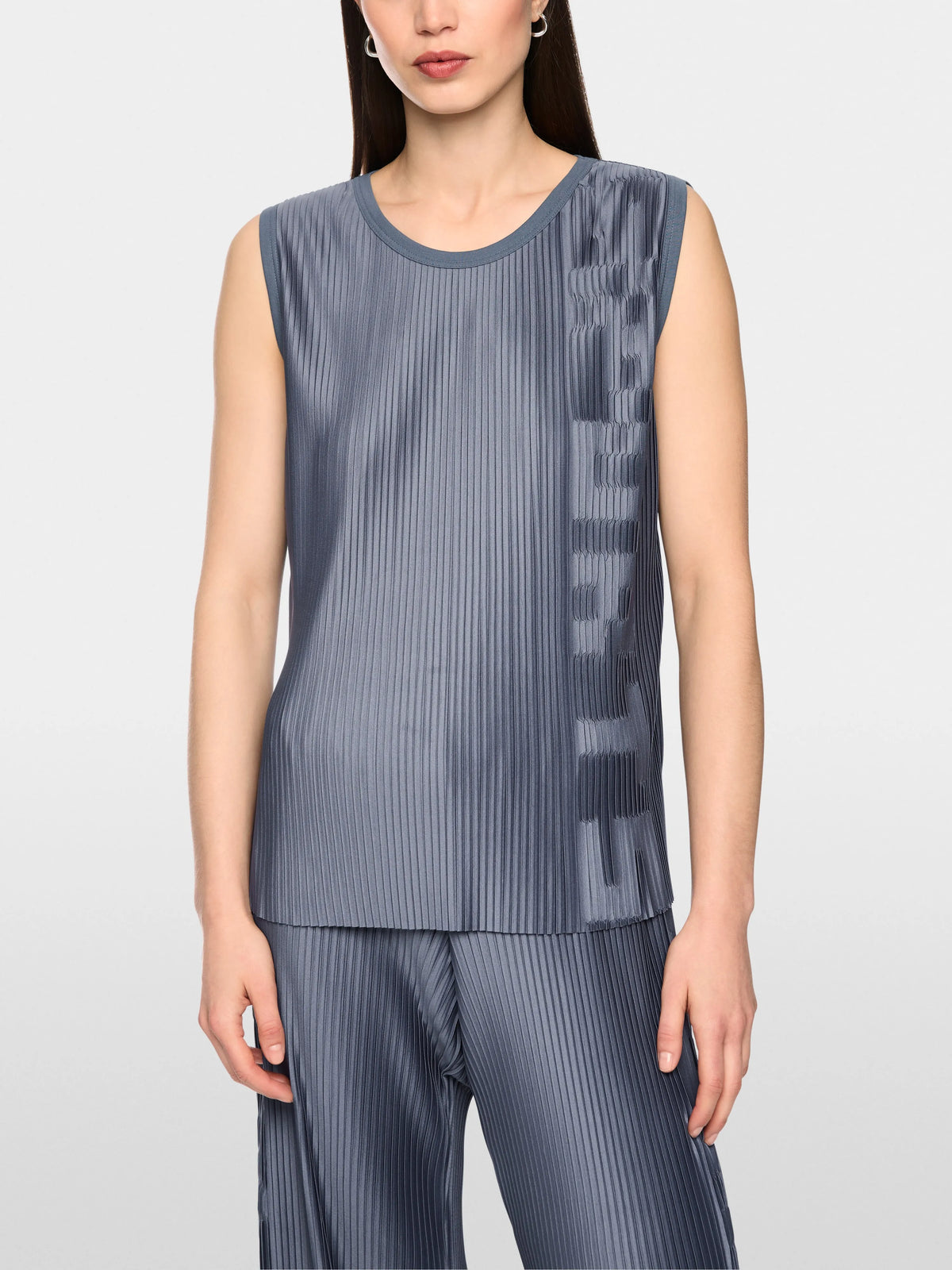Marc Cain Grisaille Women Top with Pleats SKU: BS 61.03 J20_380 Image 04