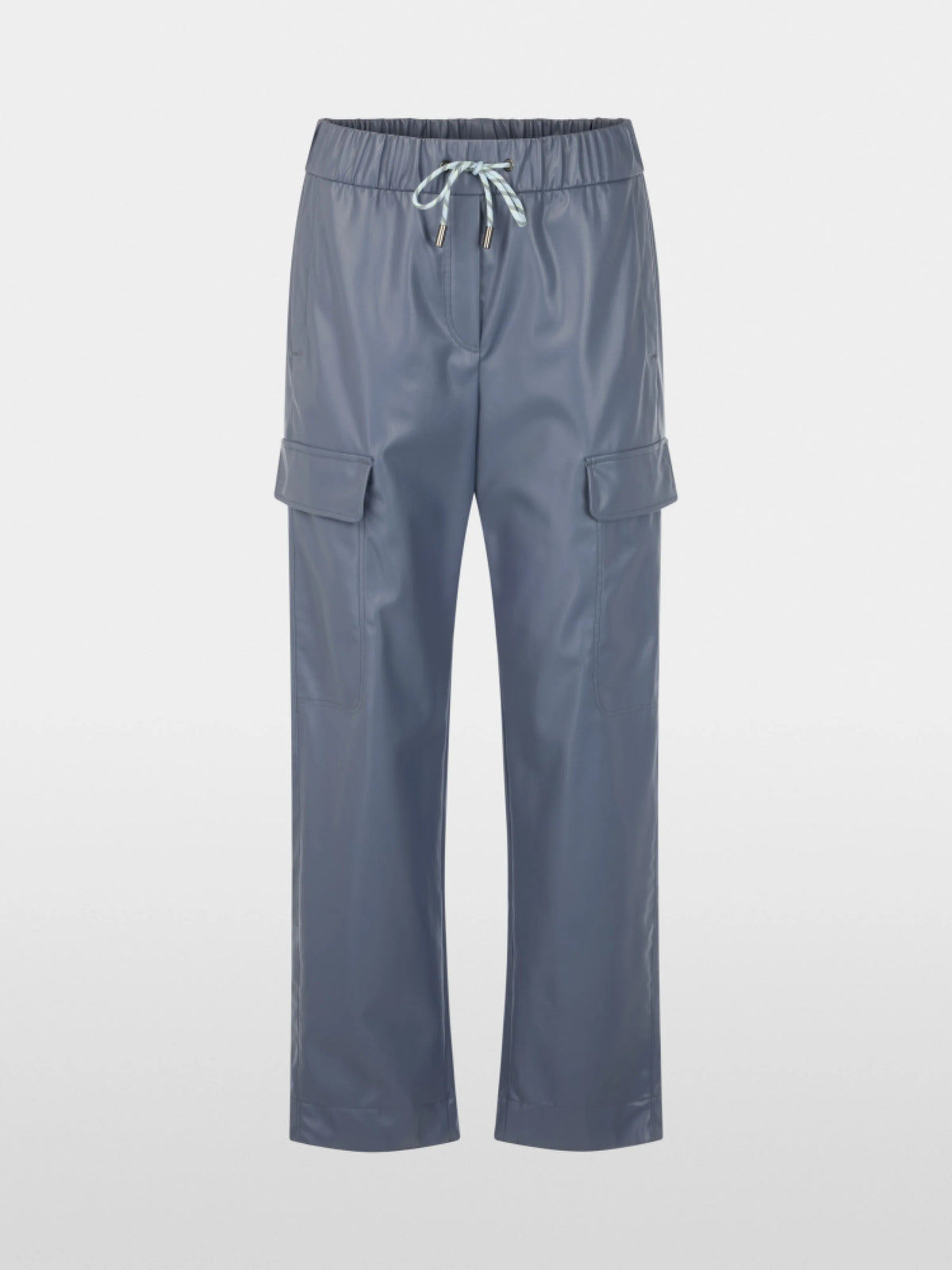 Marc Cain Grisaille Women WUXI Faux Leather Trousers SKU: BS 81.26 J07_380 Image 05