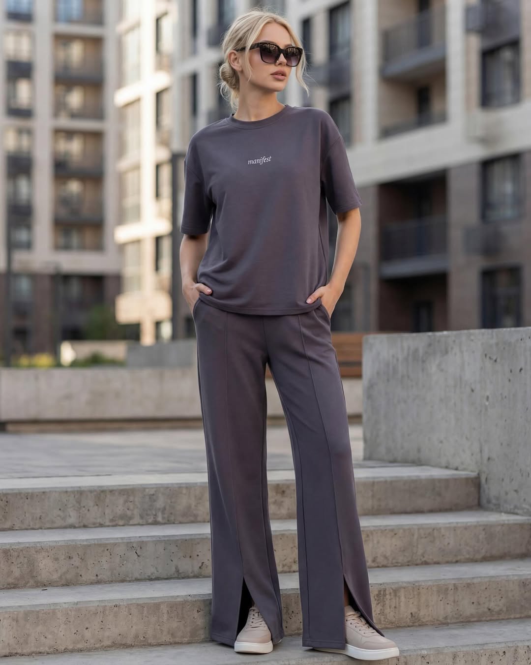 Marie France Bearo Pant_Dark Grey Women Bearo Pant SKU: LWBEAROPANT_Dark Grey Image 05