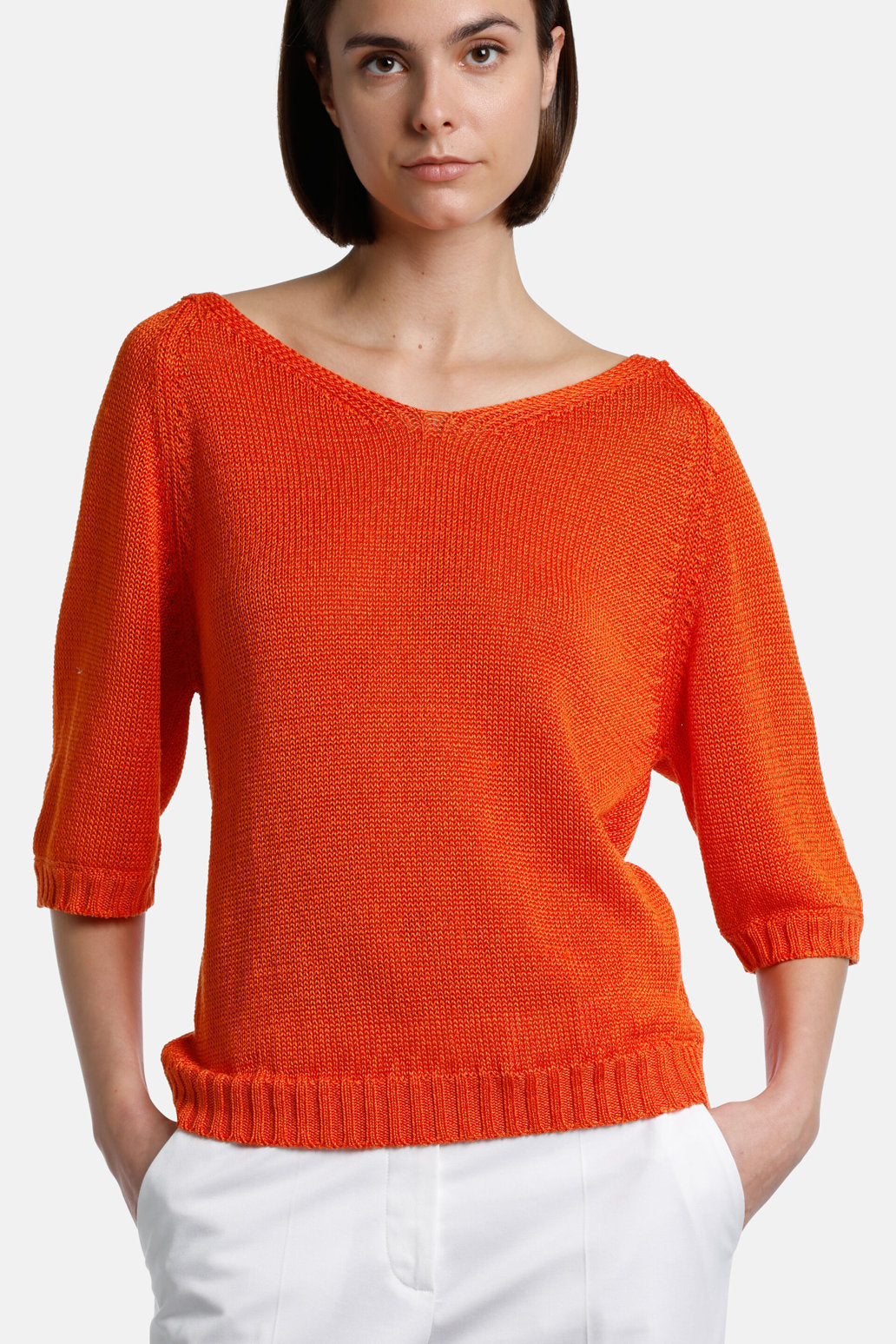 Luisa Spagnoli_Caldaia - Blended Linen Pullover_CALDAIA_1526_04