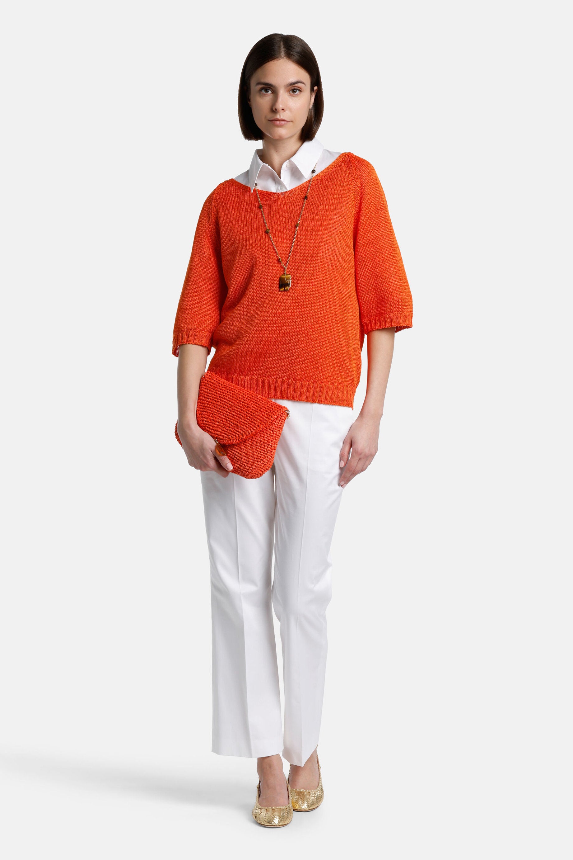 Luisa Spagnoli_Caldaia - Blended Linen Pullover_CALDAIA_1526_05