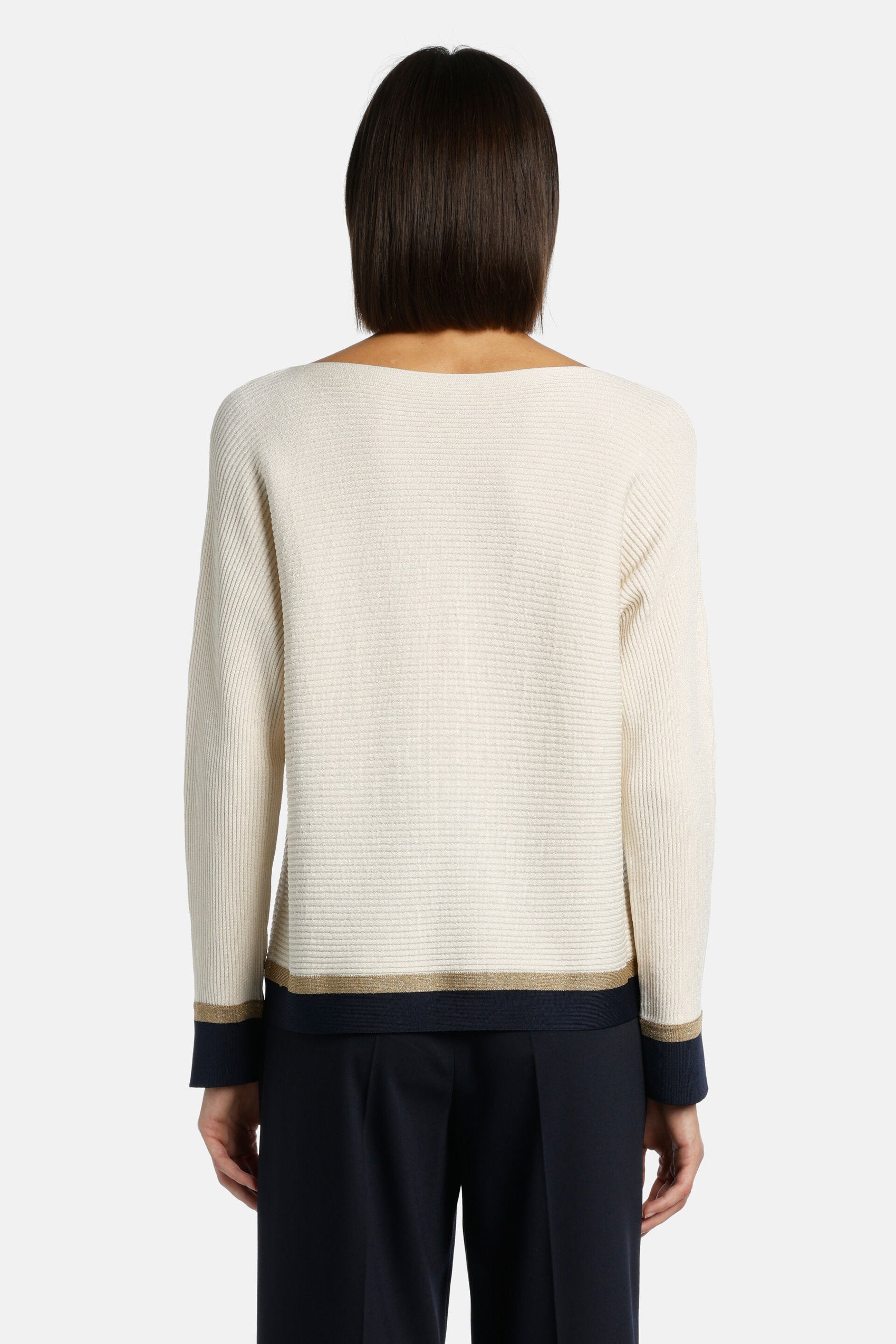 Luisa Spagnoli_Campata - Ribbed Knit Pullover_CAMPATA_0205 1245 0452_02