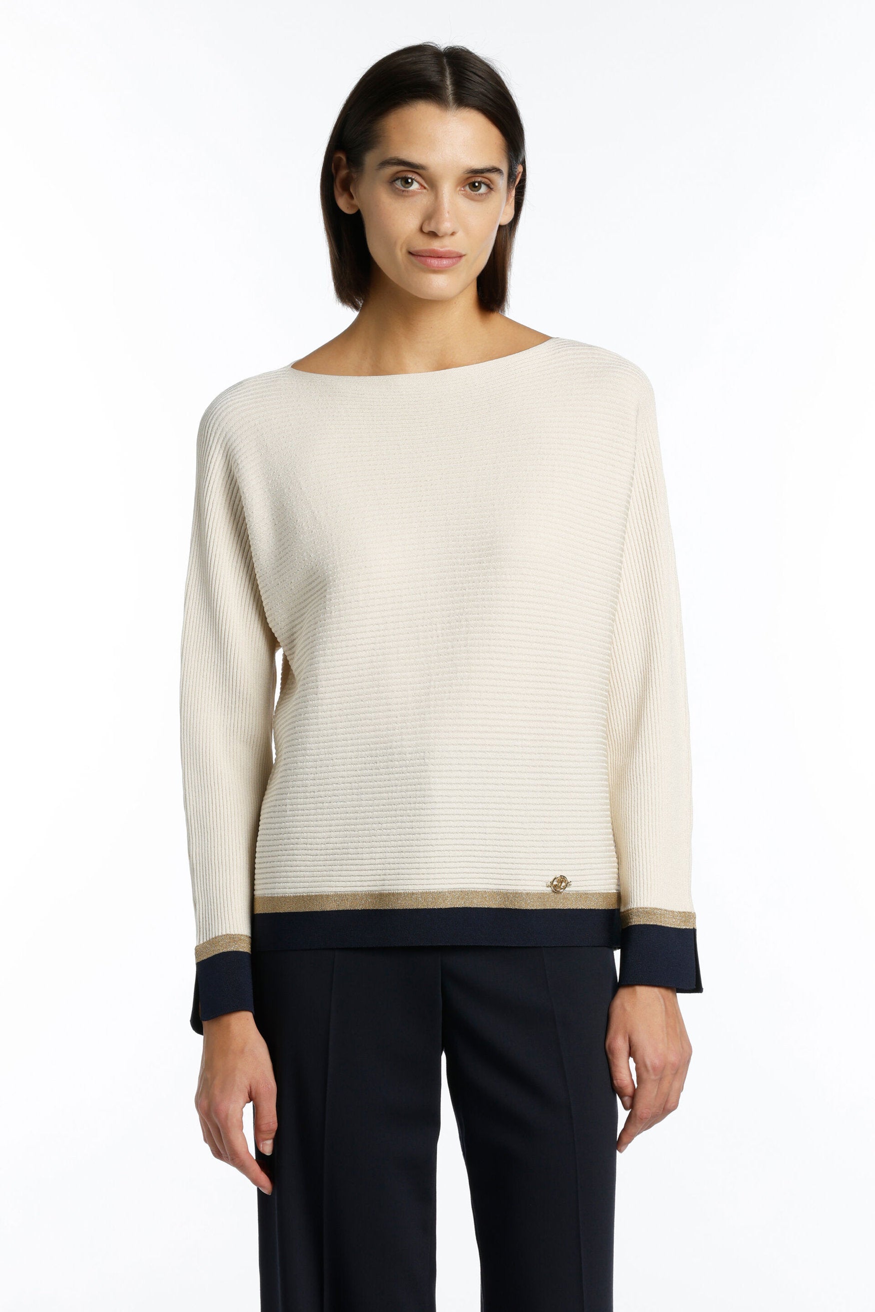 Luisa Spagnoli_Campata - Ribbed Knit Pullover_CAMPATA_0205 1245 0452_04