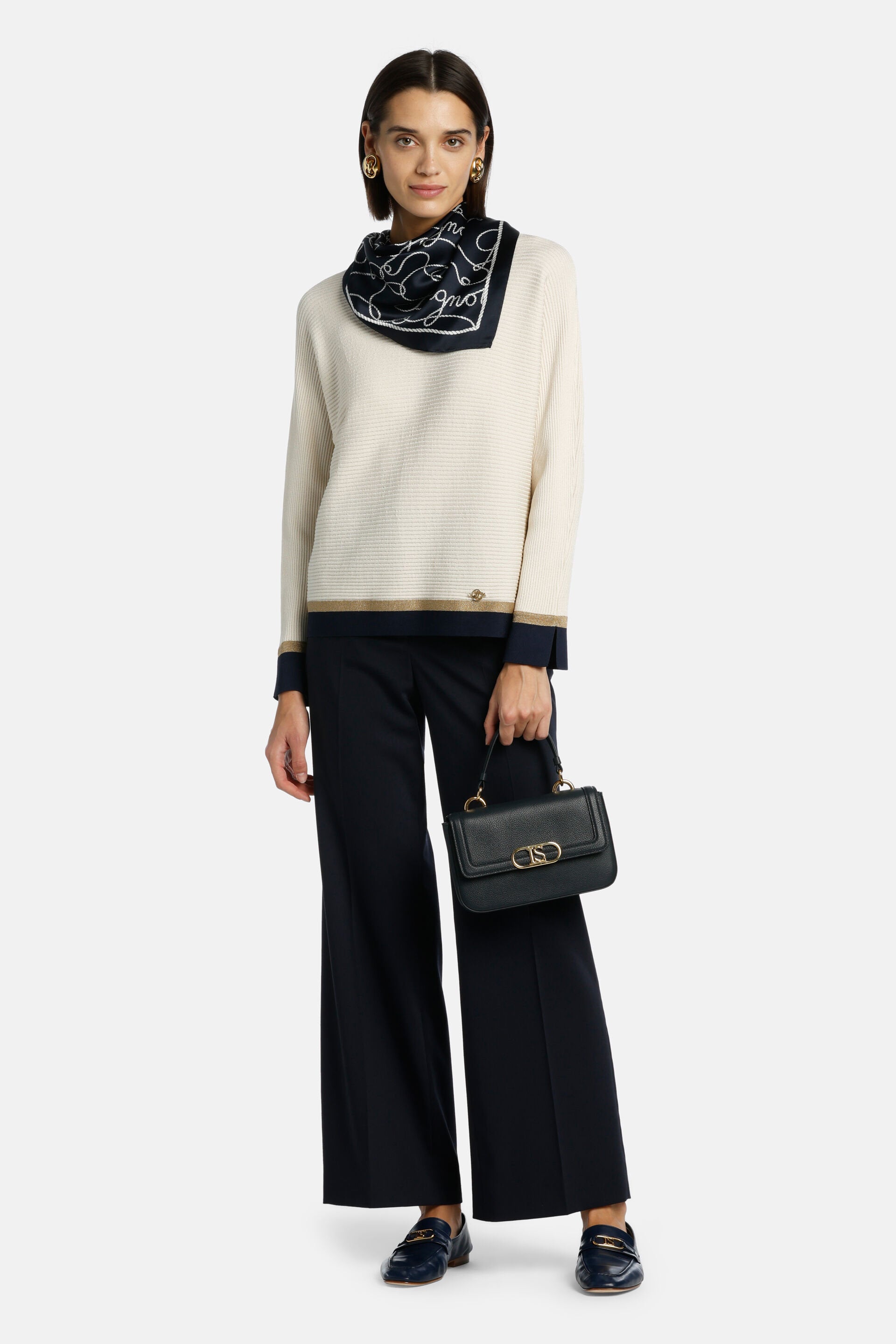 Luisa Spagnoli_Campata - Ribbed Knit Pullover_CAMPATA_0205 1245 0452_05