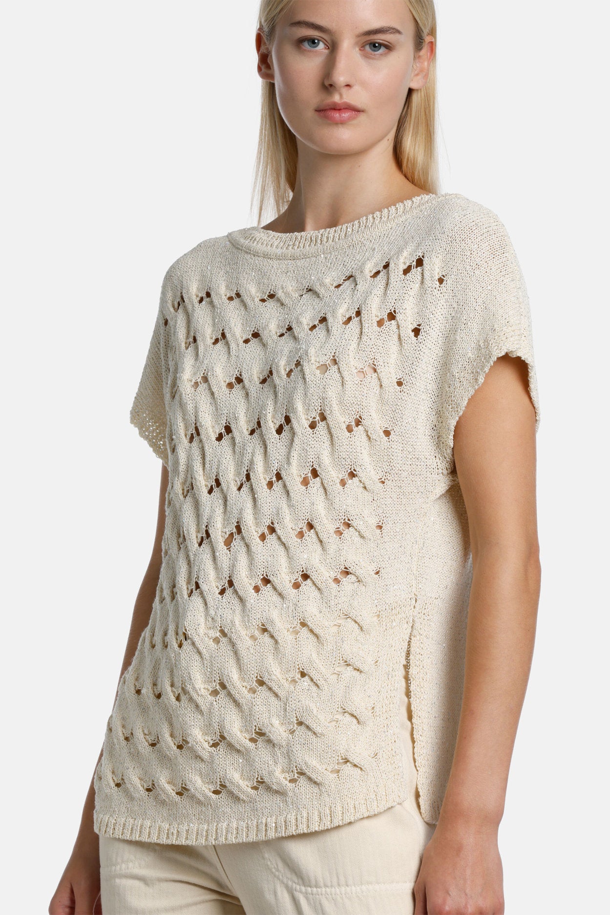 Luisa Spagnoli_Cannello - Cable Knit Pullover_CANNELLO_0203_04