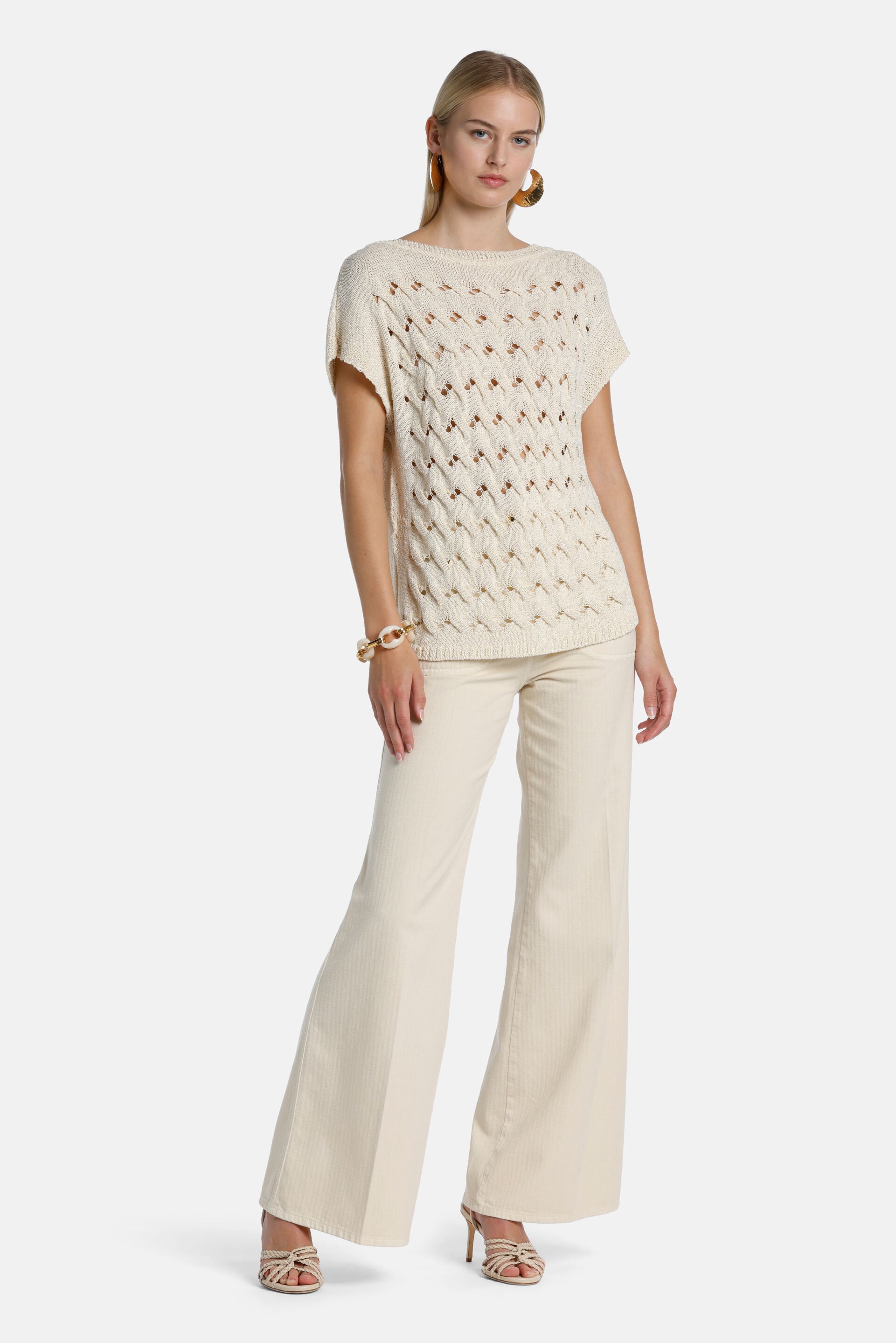 Luisa Spagnoli_Cannello - Cable Knit Pullover_CANNELLO_0203_05