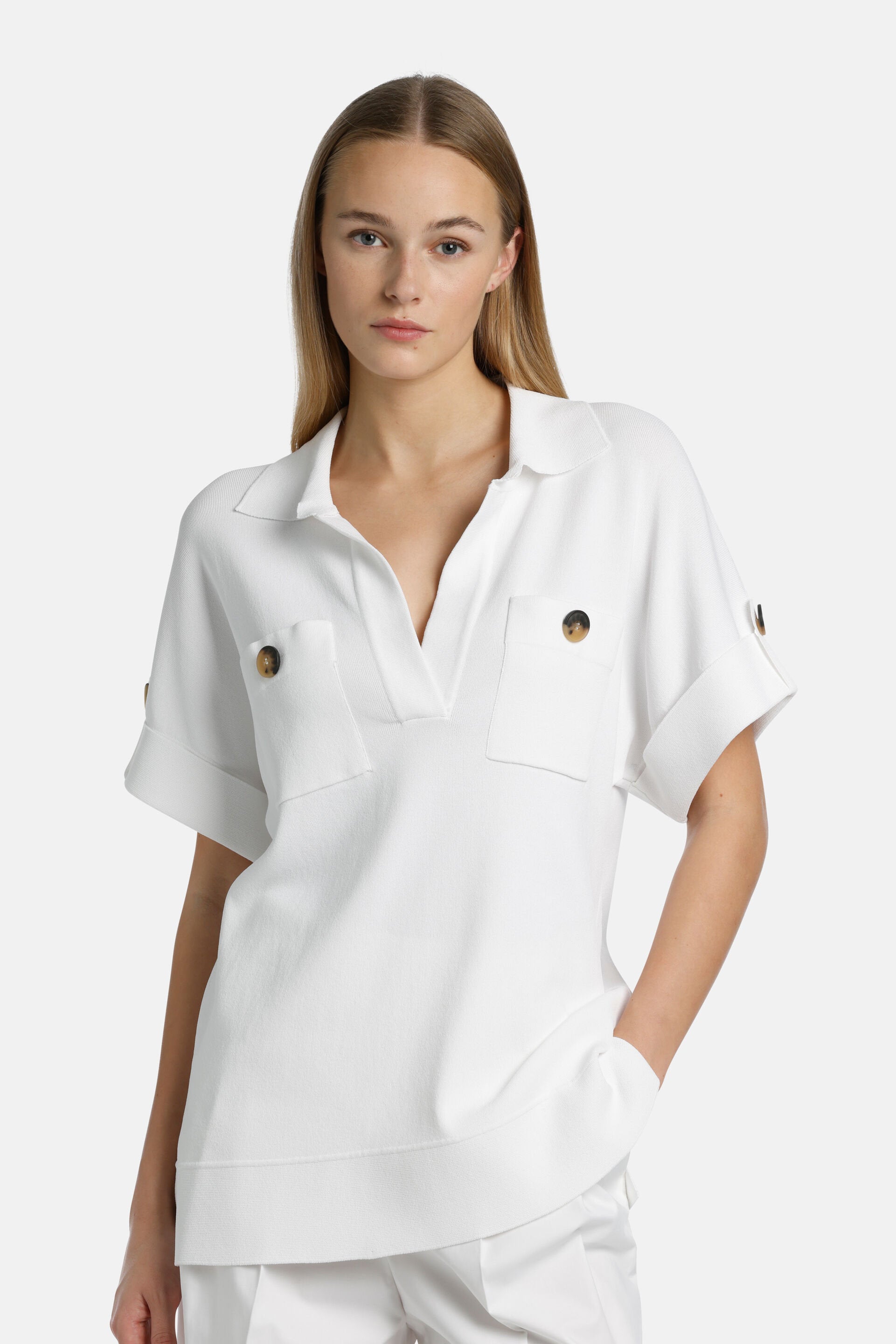 Luisa Spagnoli_Capena - Knit Polo Shirt_CAPENA_0201_04