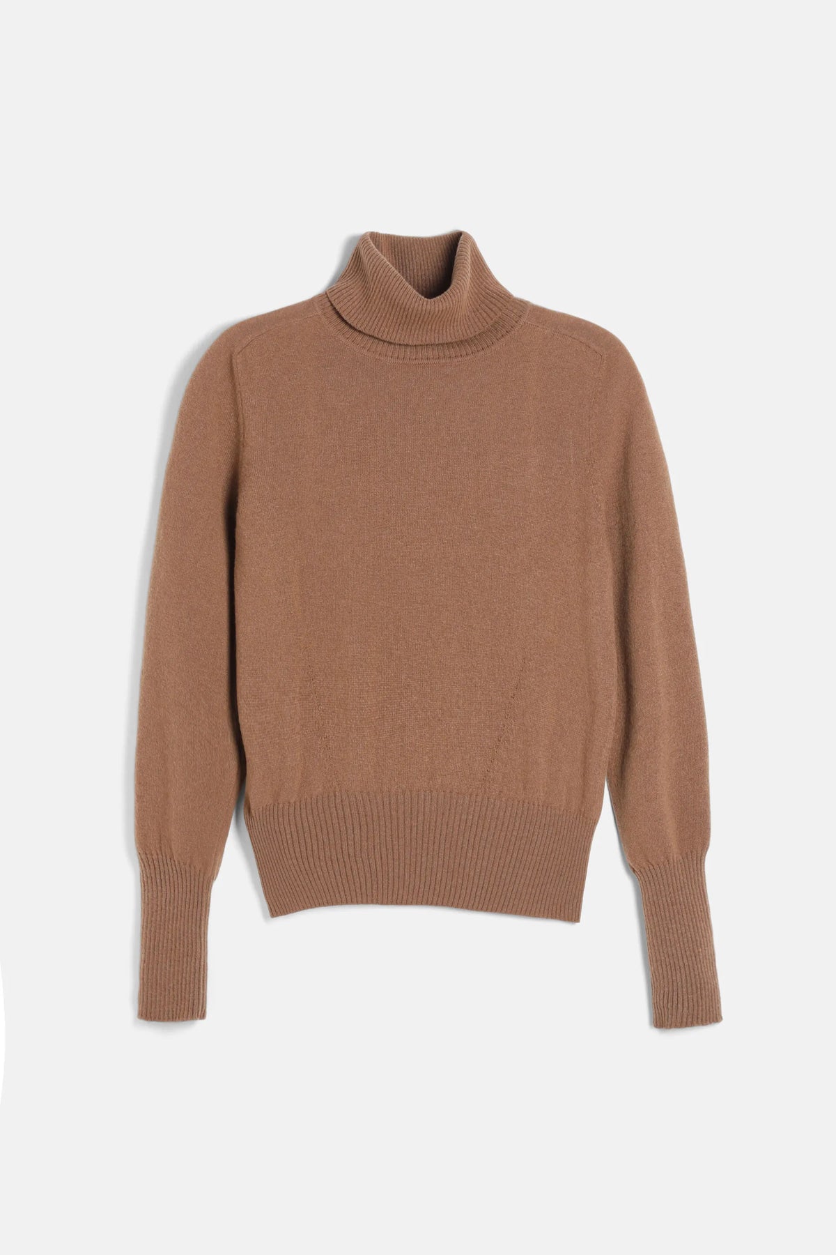 Luisa Spagnoli Cammello Women Caprese - Turtleneck Pullover SKU: CAPRESE B_2331 Image 05