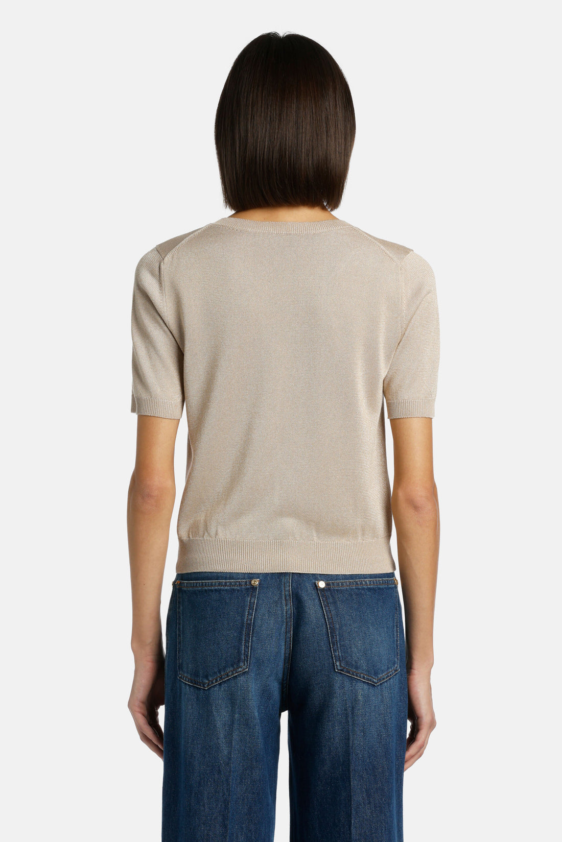 Luisa Spagnoli_Carente Short Sleeve Sweater_CARENTE_1108_02