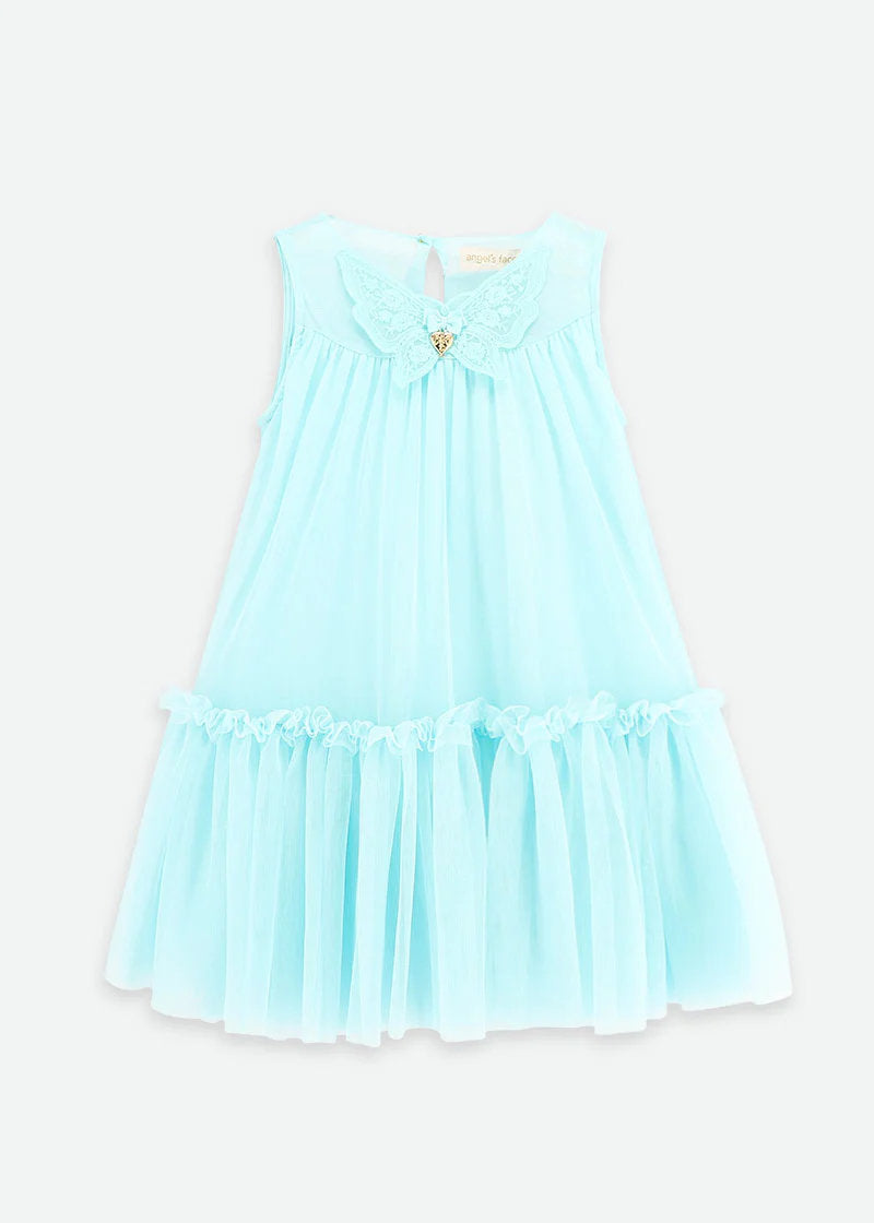 Caria Sleeveless Butterfly Dress Aqua_CARIA_Aqua_01