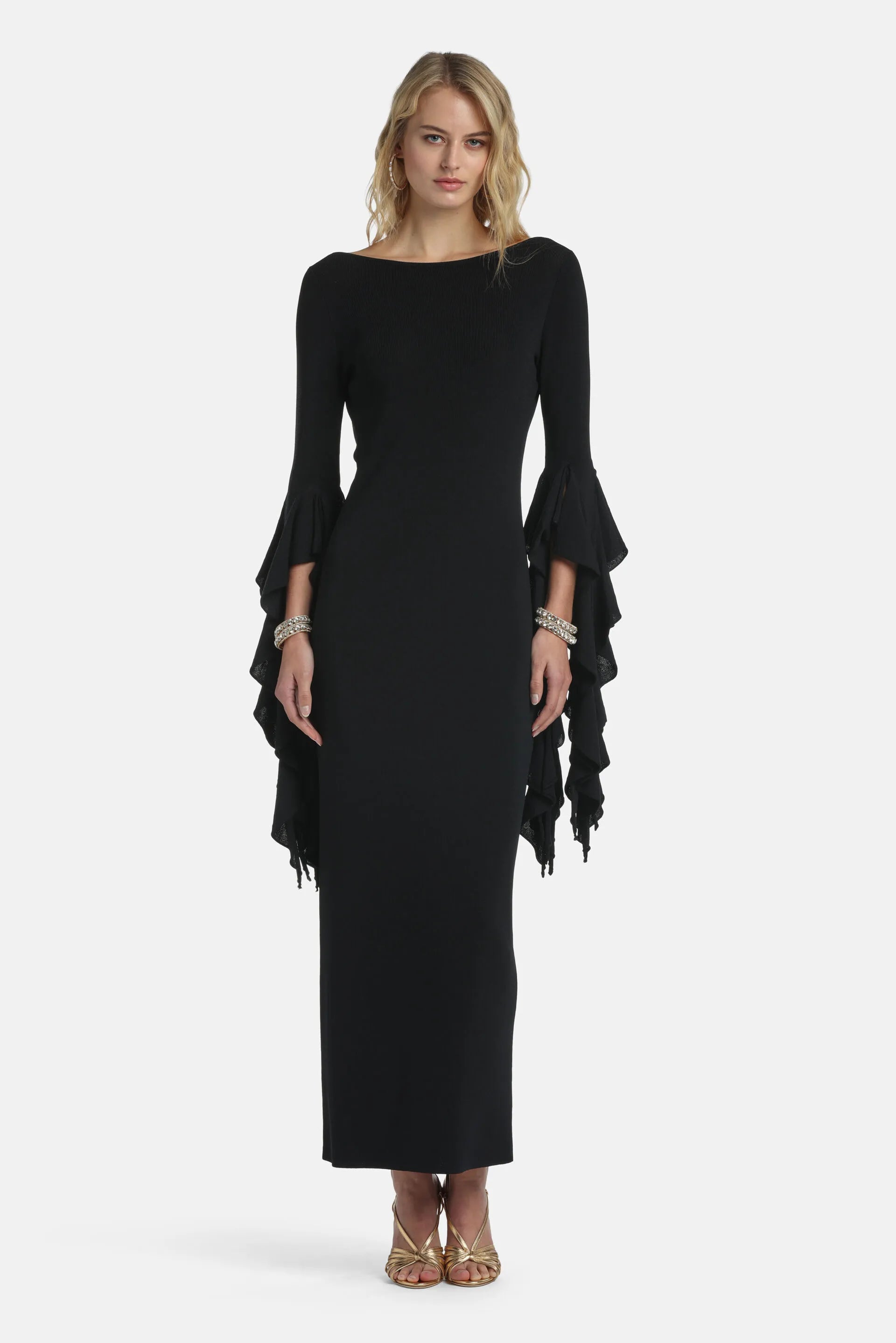 Luisa Spagnoli Nero Women Categoria - Maxi Dress - Fashion Show SKU: CATEGORIA_0101 Image 02