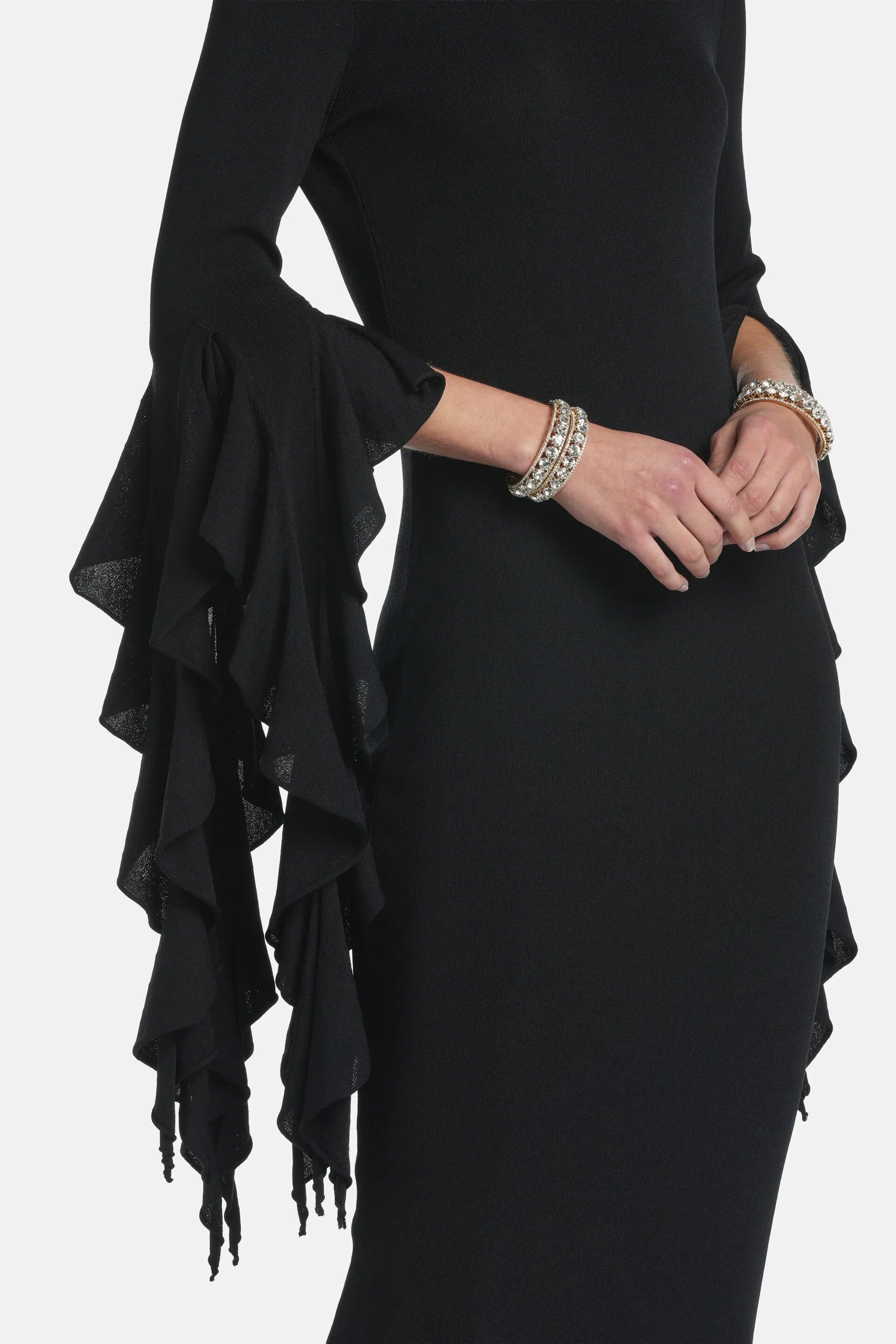 Luisa Spagnoli Nero Women Categoria - Maxi Dress - Fashion Show SKU: CATEGORIA_0101 Image 05