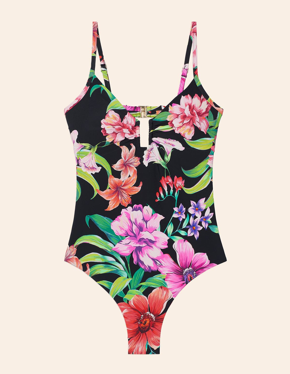 Yamamay_Marianna One-Piece Swimsuit with Removable Cups and Floral Print_CCID182012_128_05
