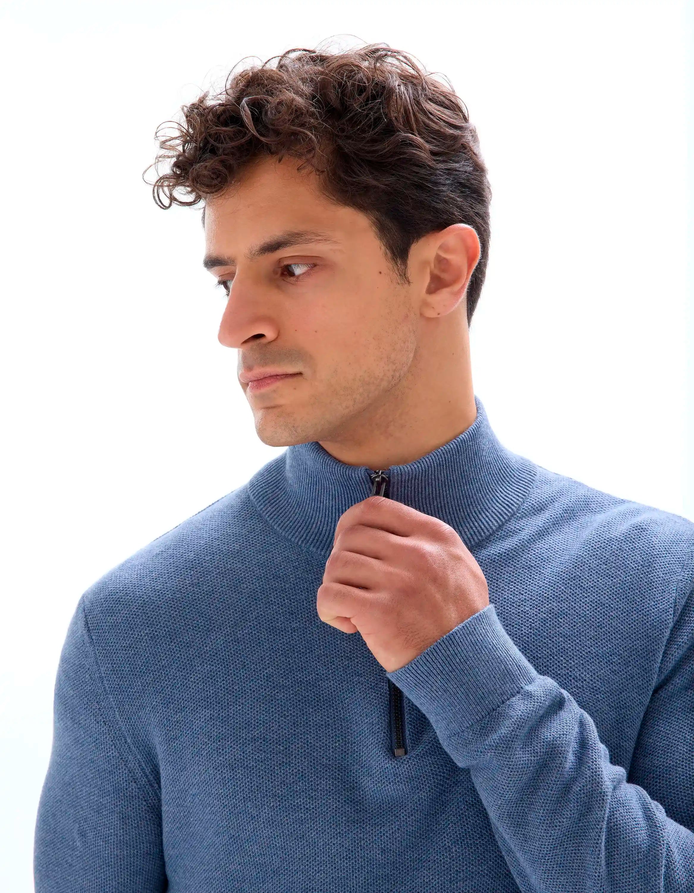 Celio_Blue Storm_100% Cotton Crew Neck Sweater_CELIM_BLUE STORM_04