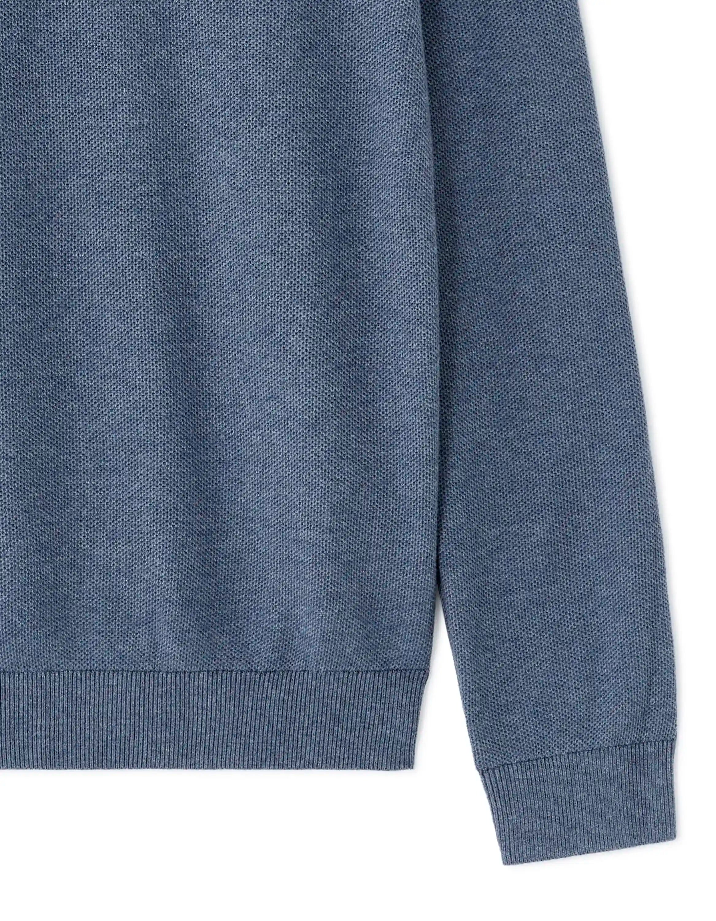 Celio_Blue Storm_100% Cotton Crew Neck Sweater_CELIM_BLUE STORM_06