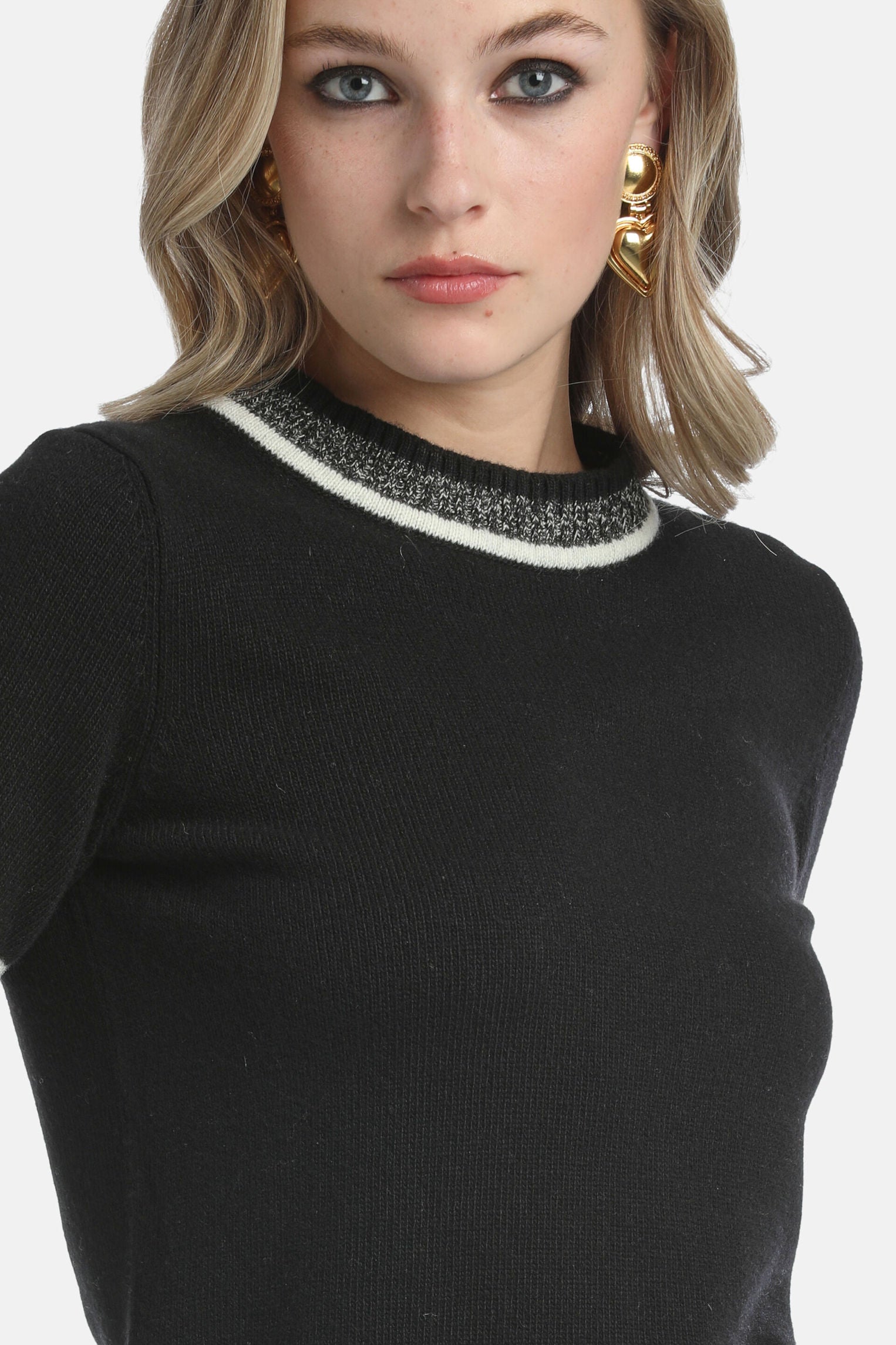 Luisa Spagnoli_Var Nero Mulin Panna_Cenerino - Knit Top_CENERINO_3038_04