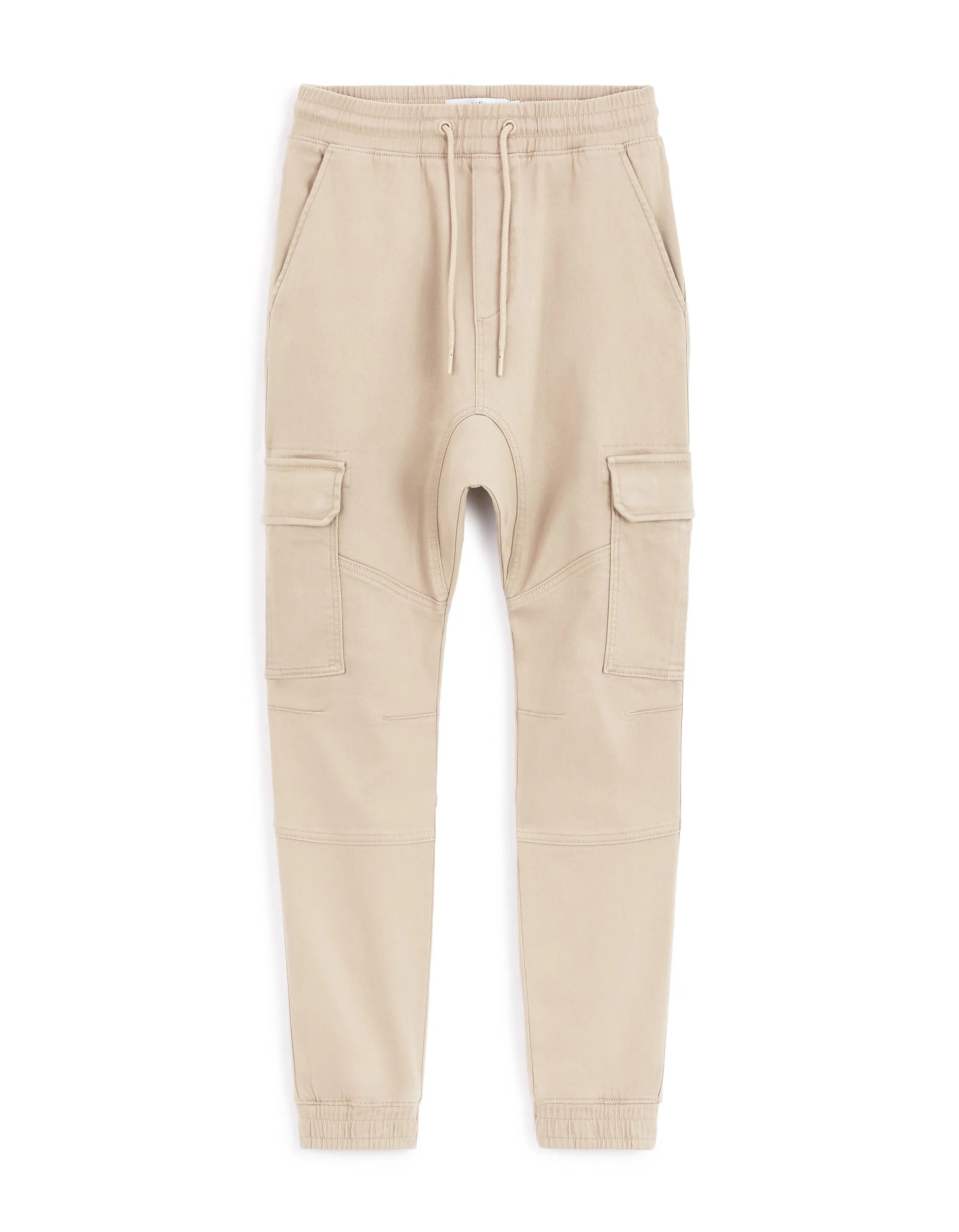 Celio_Beige 07_Slim Cargo Pants in Stretch Cotton_COKIT4_BEIGE 07_06