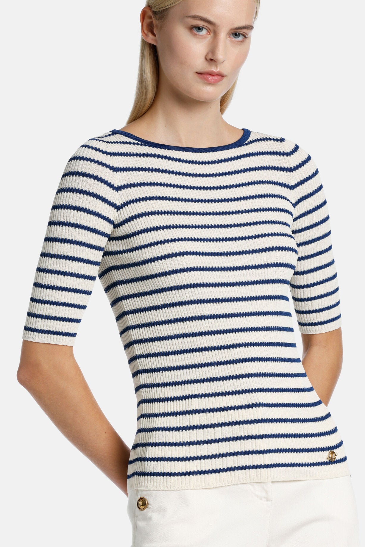 Luisa Spagnoli_Colino Striped Pullover_COLINO_0215 1238_03