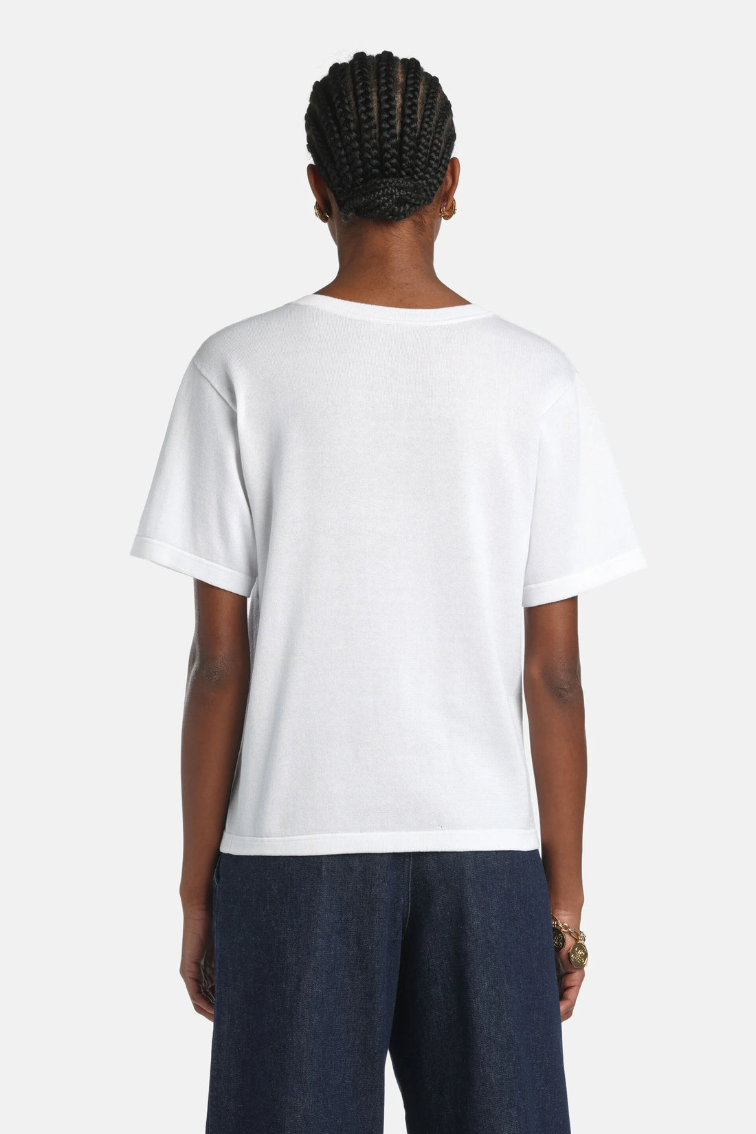 Luisa Spagnoli_Cream_Contagiri - Knit T-Shirt_CONTAGIRI A_0202_02