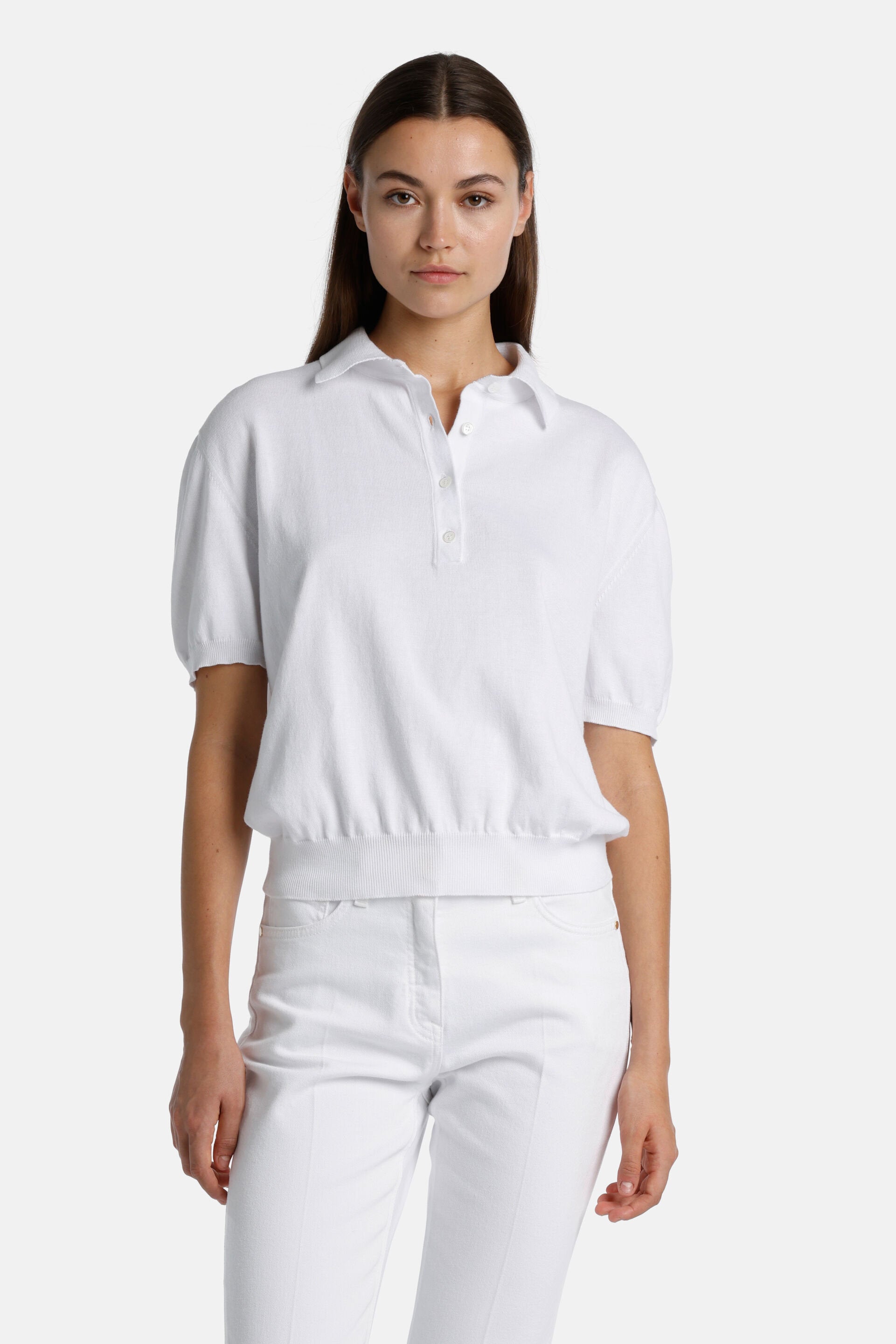 Luisa Spagnoli_Continente - Cotton Polo Shirt_CONTINENTE_0201_01