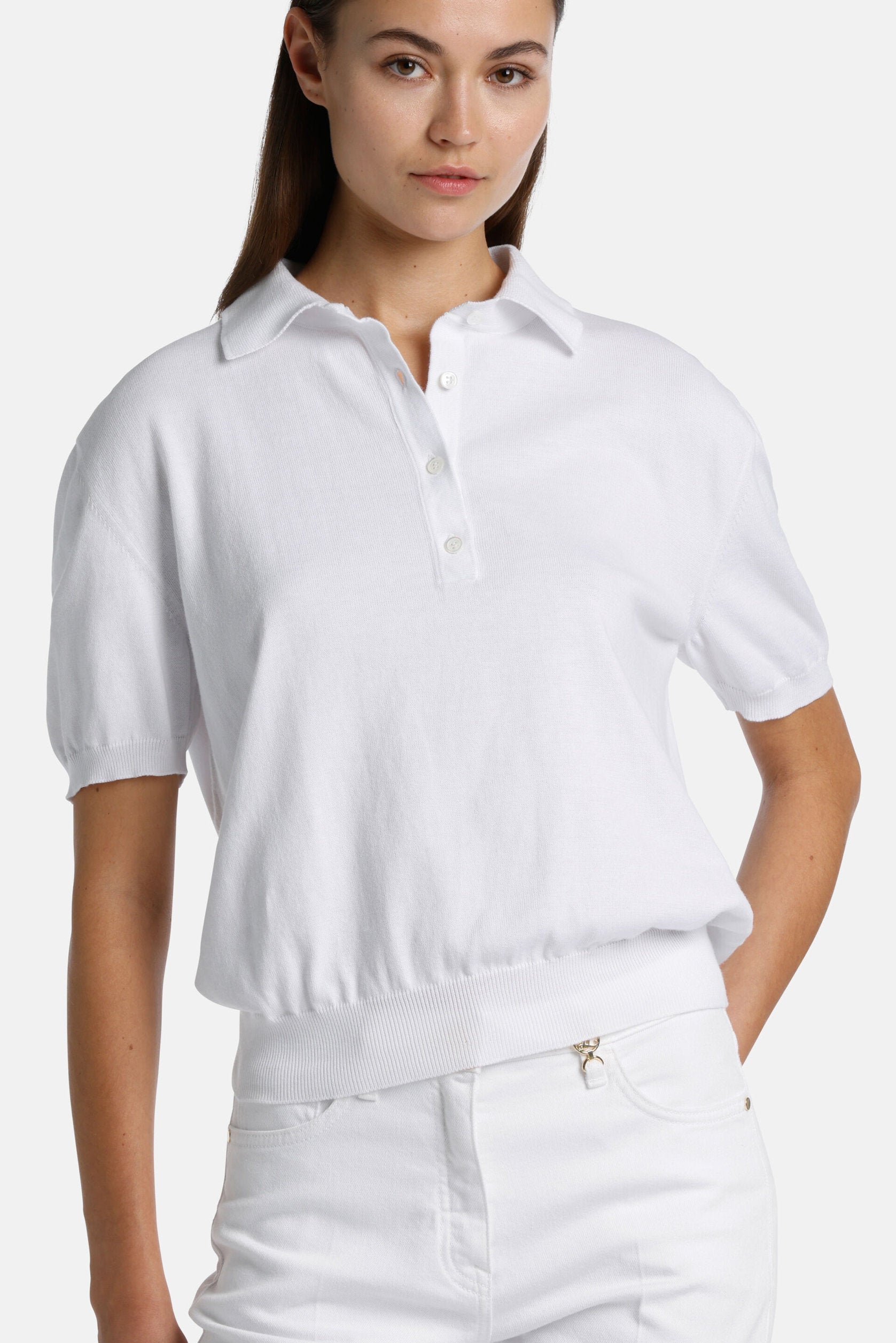 Luisa Spagnoli_Continente - Cotton Polo Shirt_CONTINENTE_0201_03