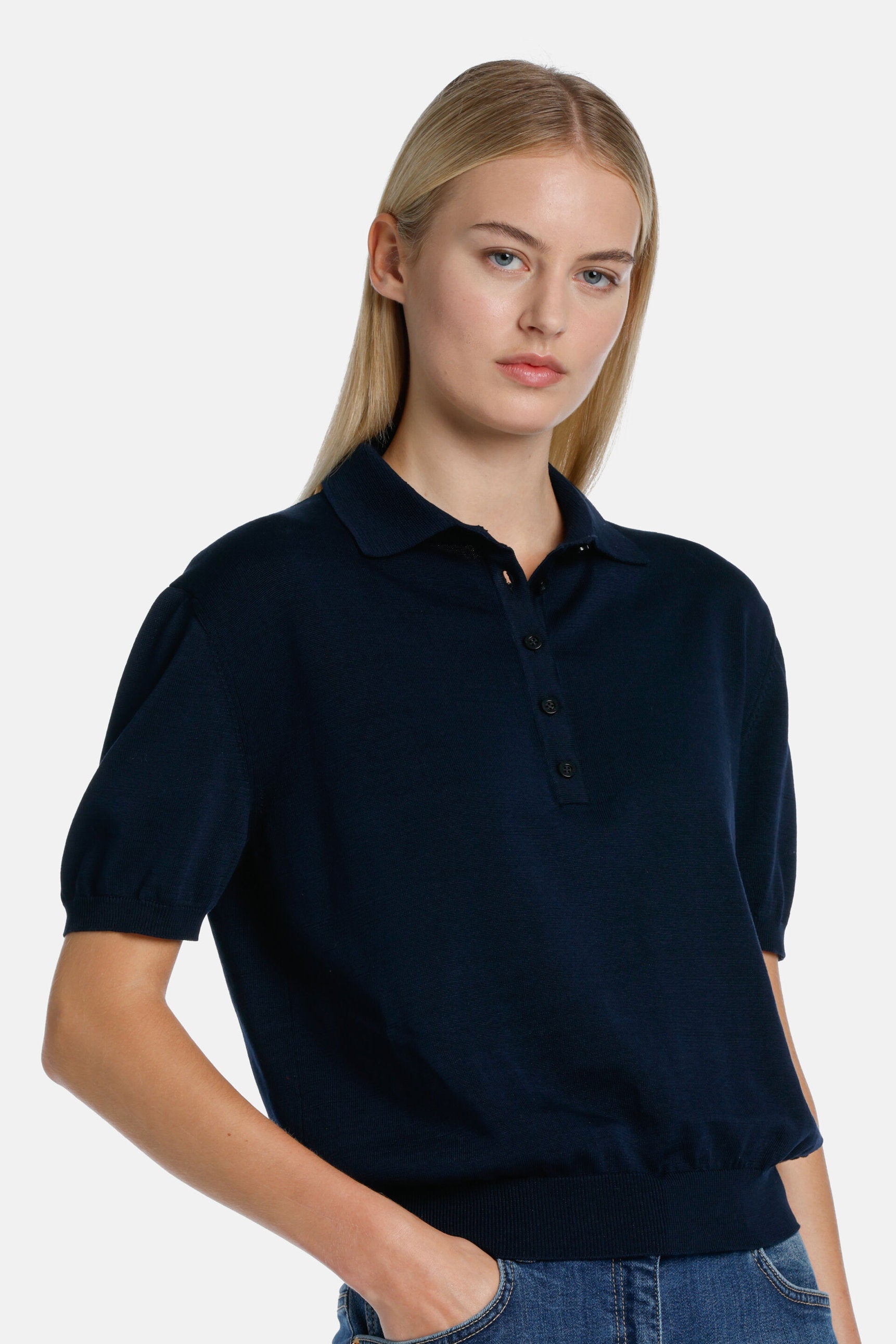 Luisa Spagnoli_Continente - Cotton Polo Shirt_CONTINENTE_1260_03