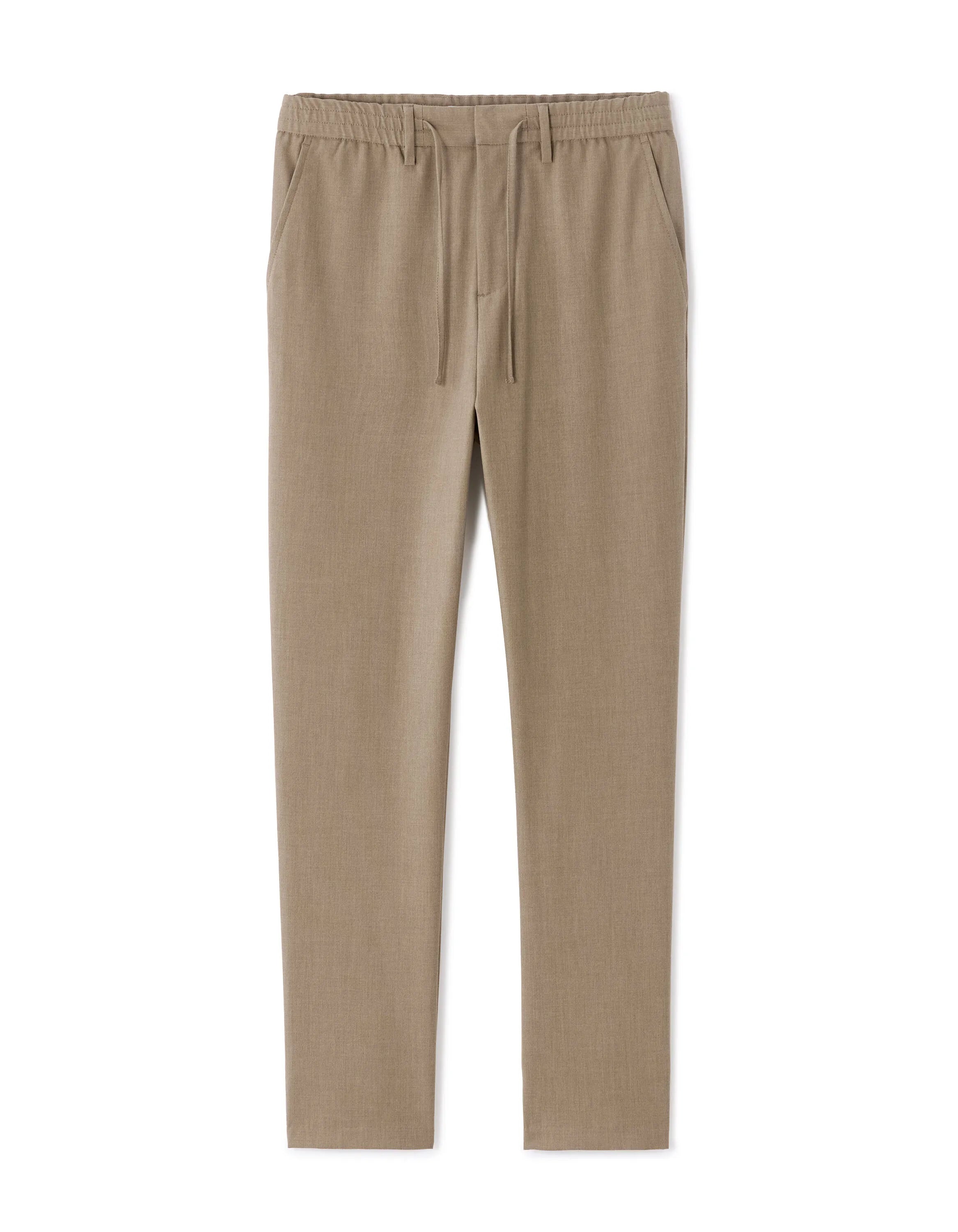 Celio_Beige Clair_24H Slim Stretch 7/8 Pants_COSMART2L_BEIGE CLAIR_07