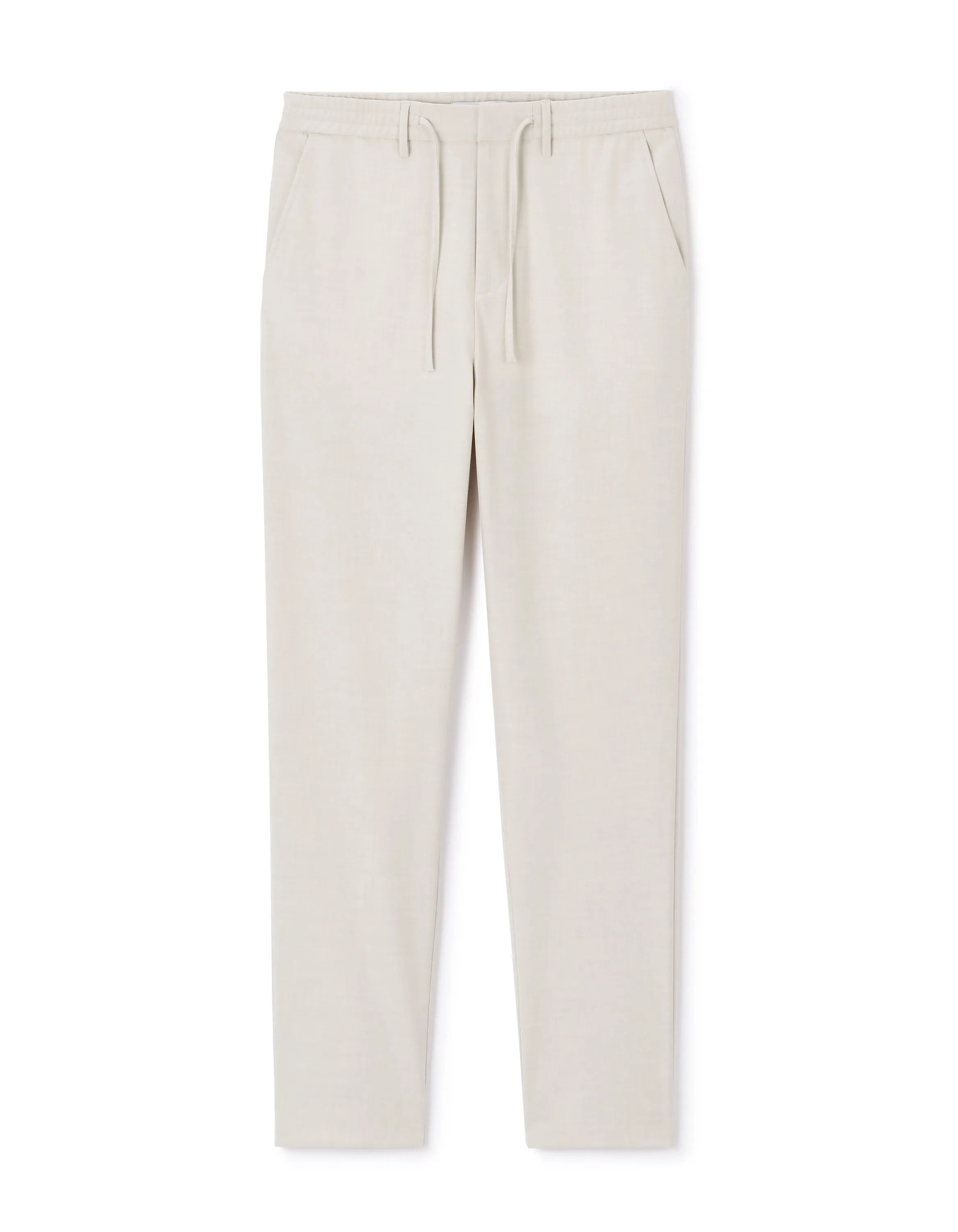 Celio_Ecru_24H Slim Stretch 7/8 Pants_COSMART_ECRU_08