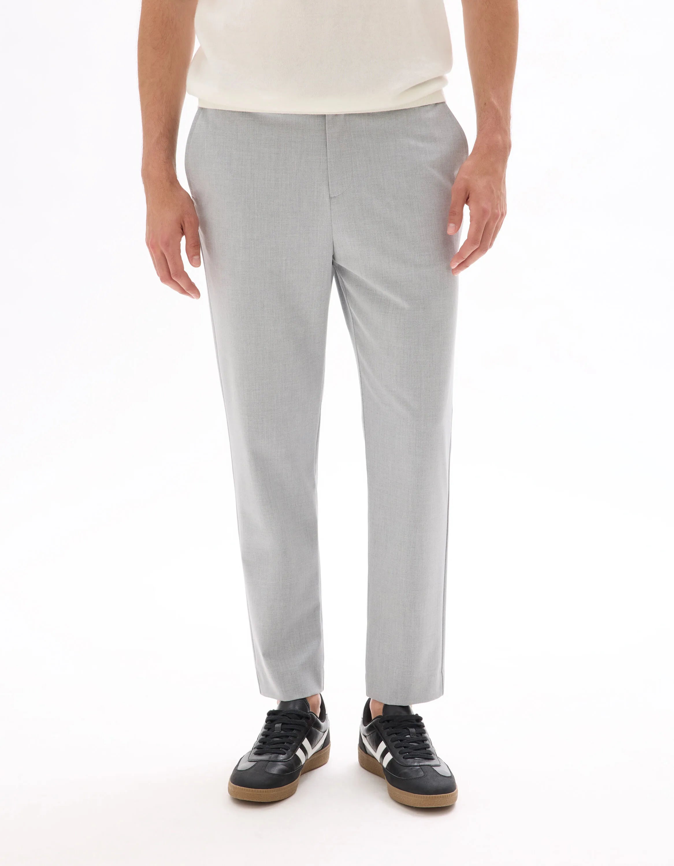 Celio_Gris Clair_24H Slim Stretch 7/8 Pants_COSMART_GRIS CLAIR_02