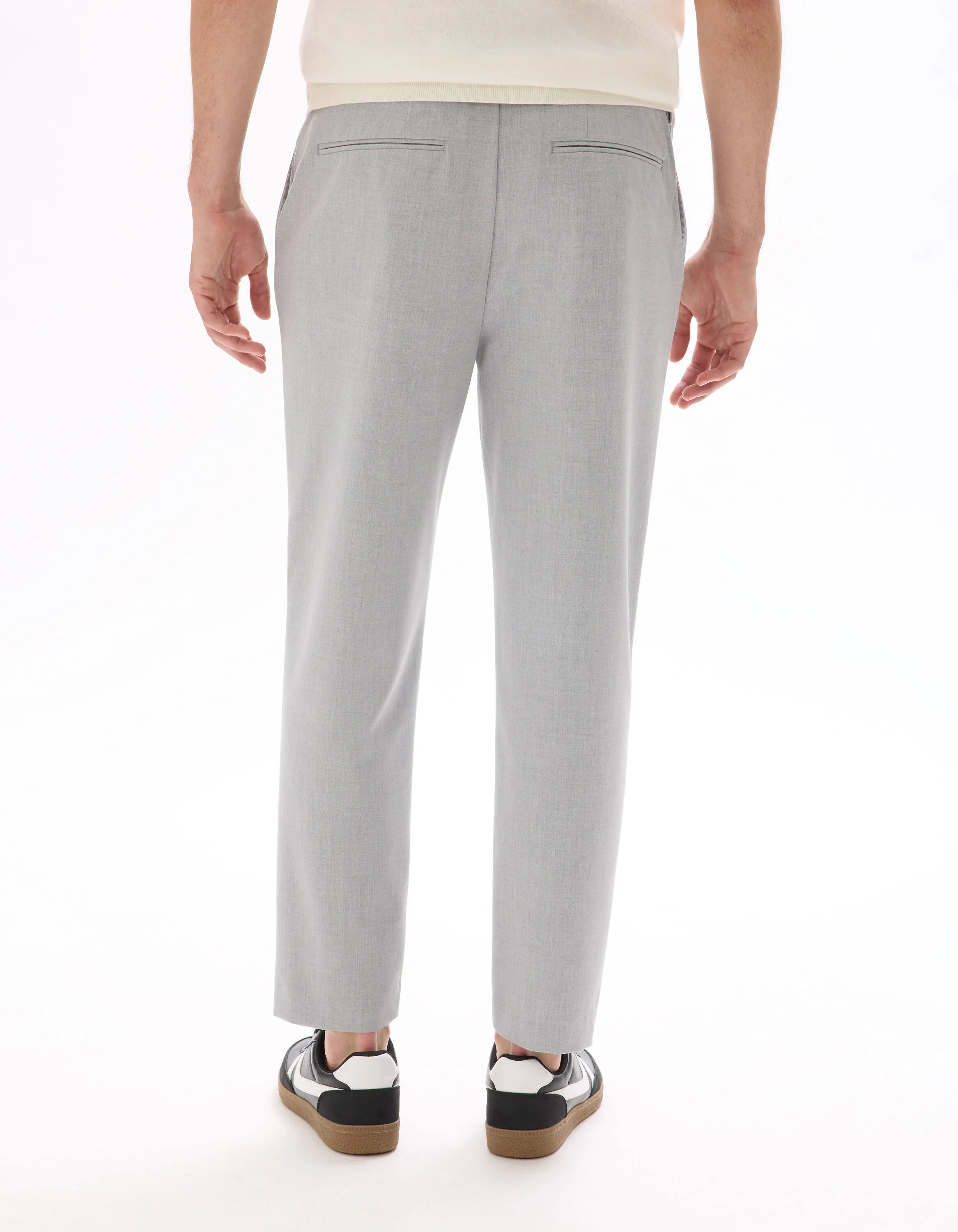 Celio_Gris Clair_24H Slim Stretch 7/8 Pants_COSMART_GRIS CLAIR_03
