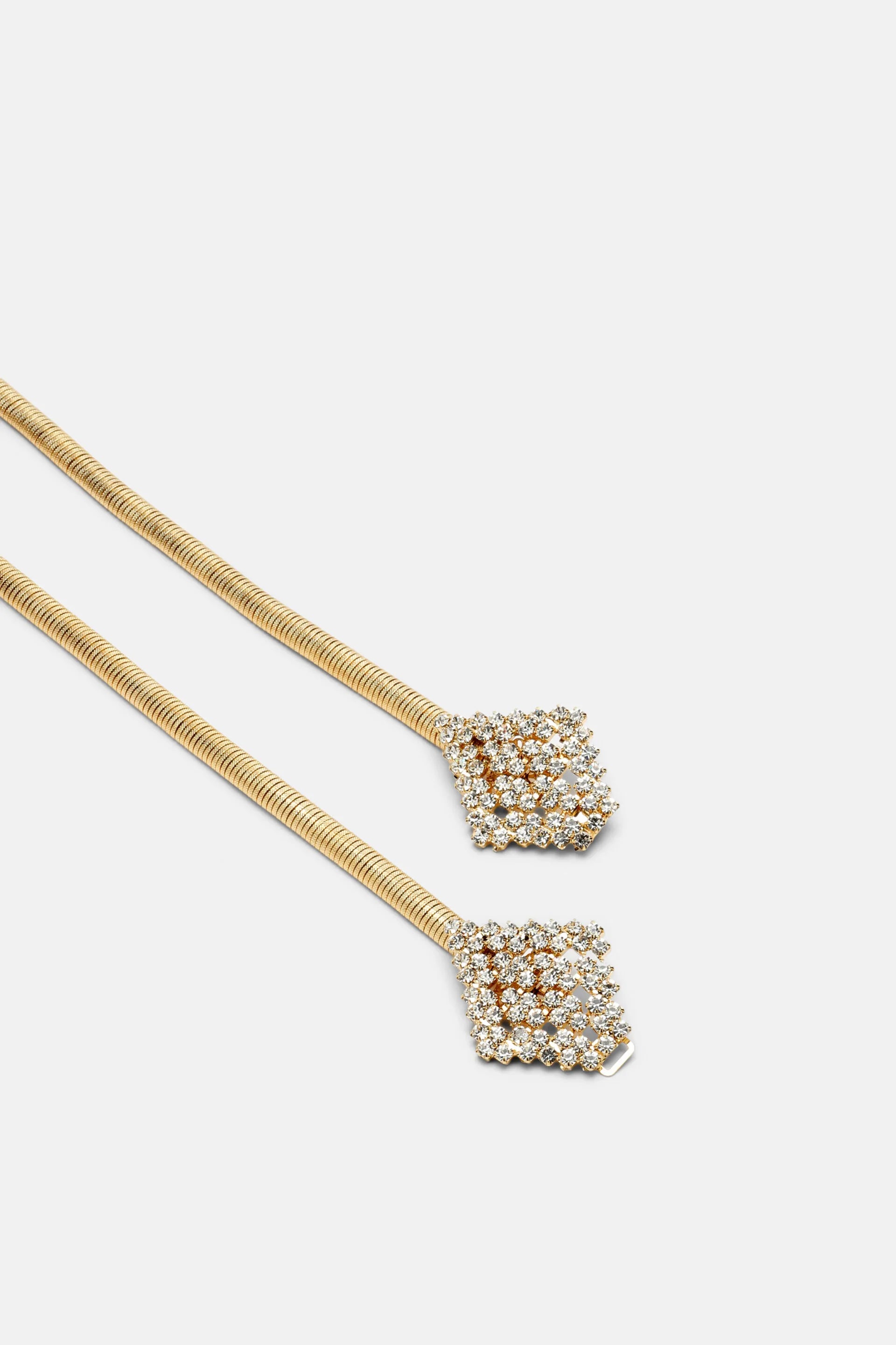 Luisa Spagnoli Nickel/Oro Women Decenza - Jewelled Belt SKU: DECENZA A_0001 0002 Image 04