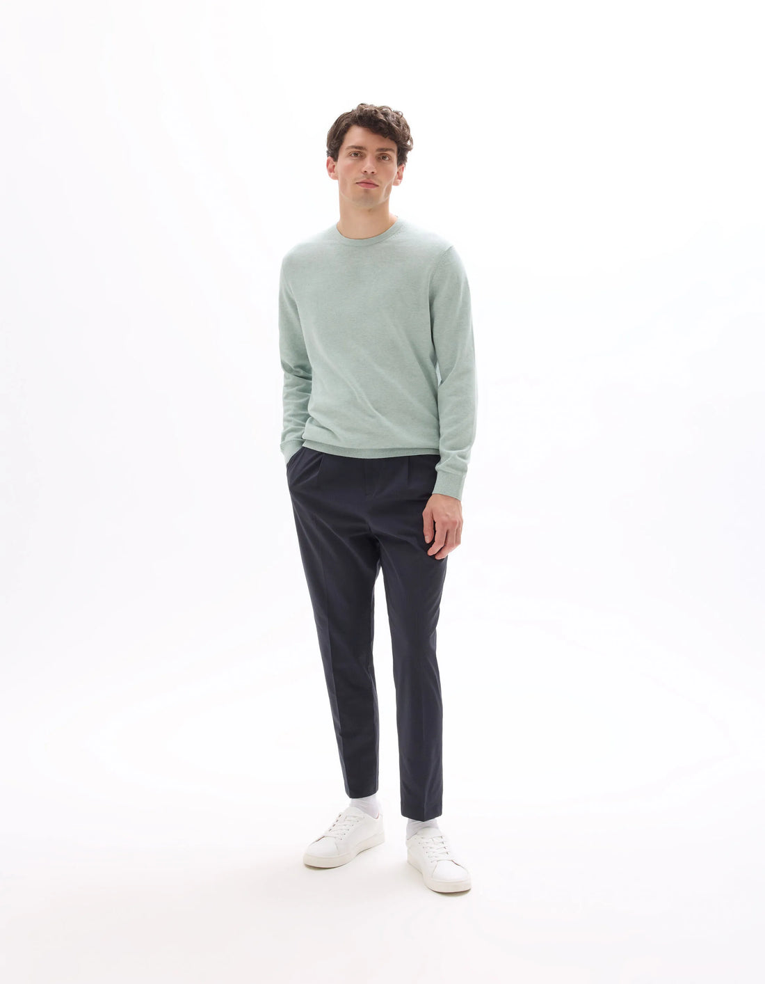 Celio_Celadon Mel_Round Neck Sweater 100% Cotton_DECOTON_CELADON MEL_02