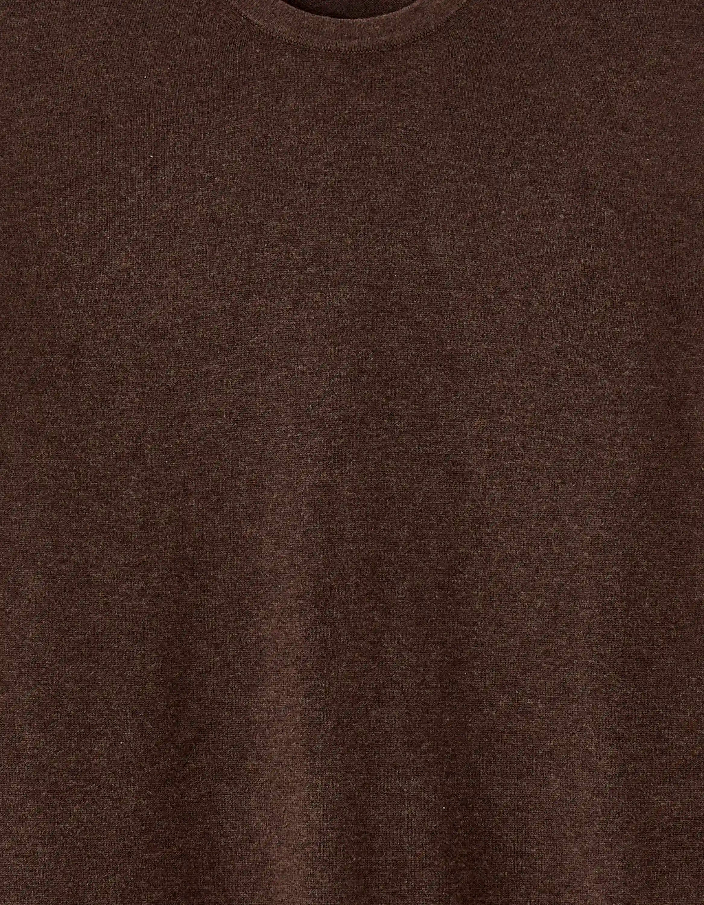 Celio_Dark Brown_100% Cotton Crew Neck Sweater_DECOTON_DARK BROWN_05