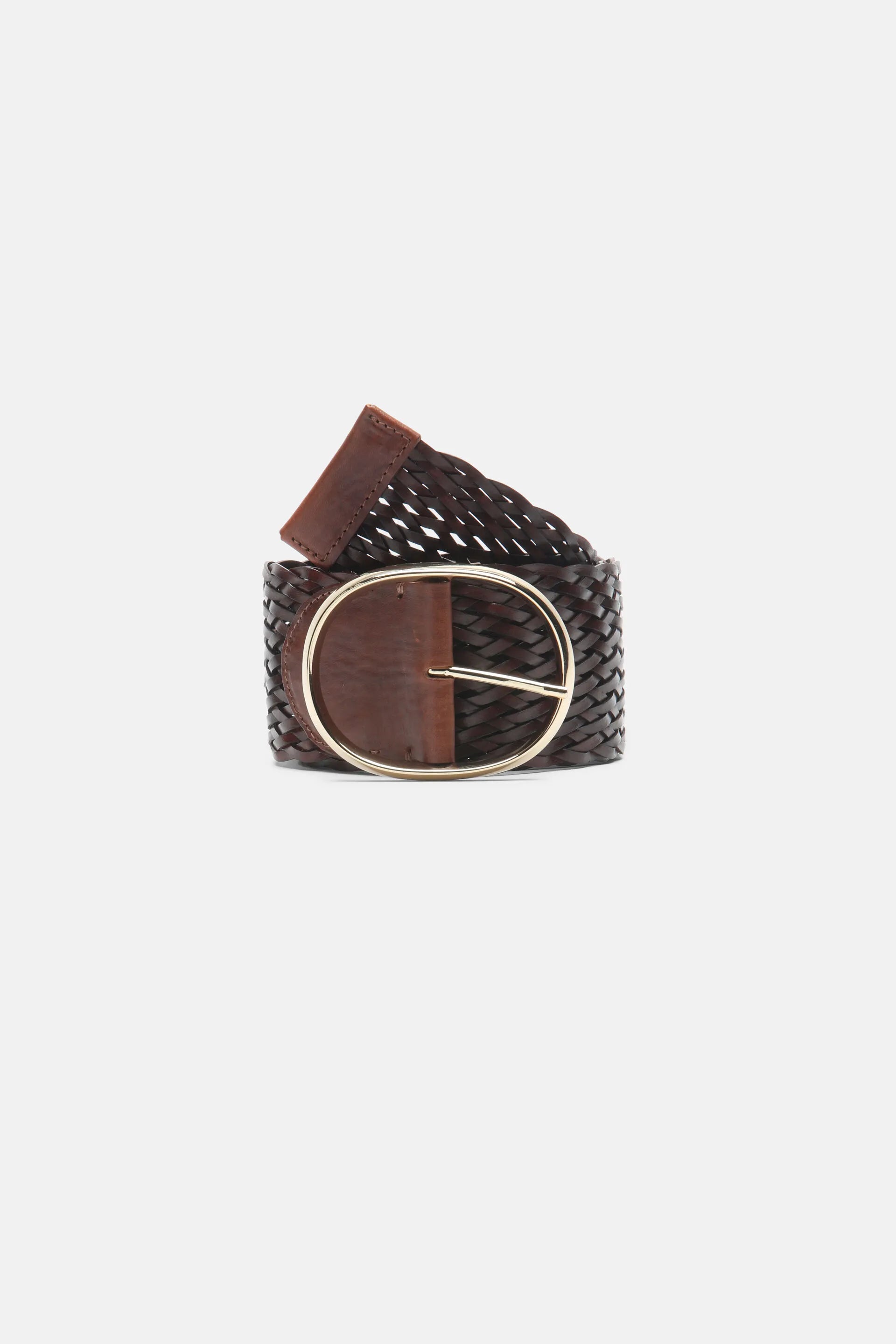 Luisa Spagnoli Testa Moro(Cognac)/Oro Women Despota - Leather Belt SKU: DESPOTA A_0934 0002 Image 03