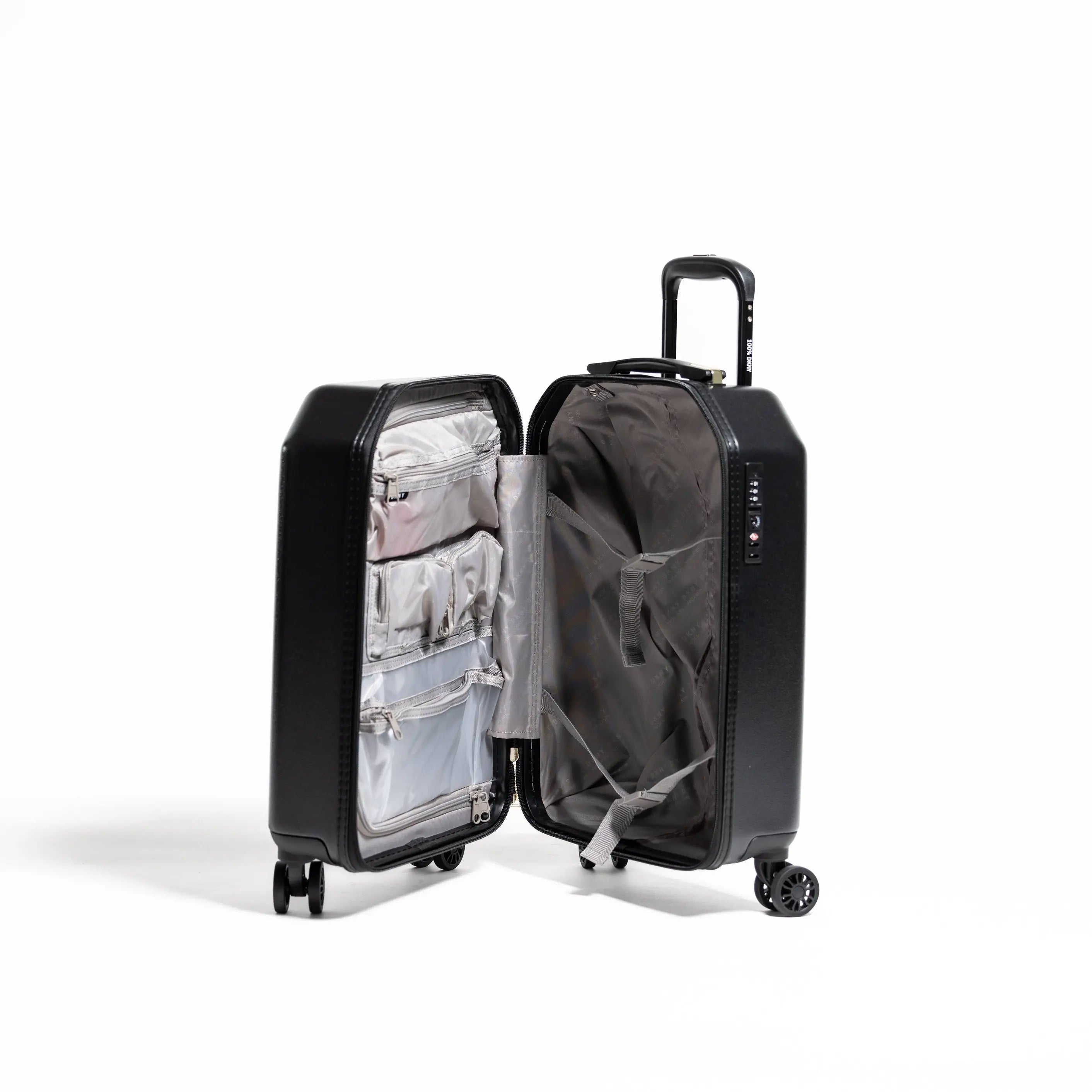 DKNY Black Cabin Luggage_DH118ML7_BLK_02